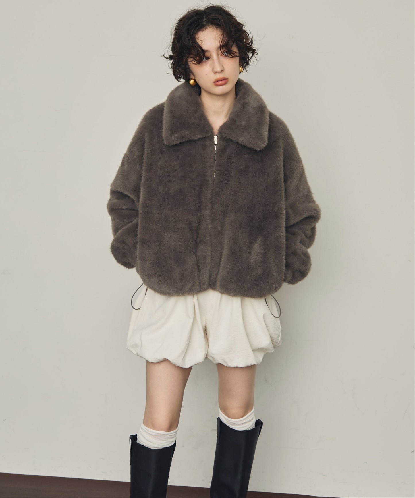 TPUワッシャーバルーンミニパンツ