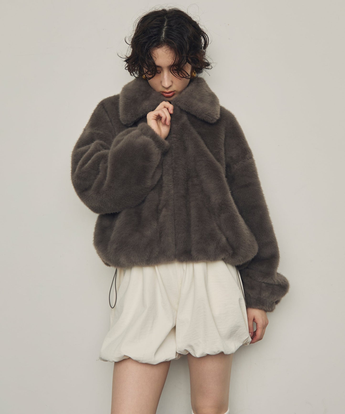 TPUワッシャーバルーンミニパンツ