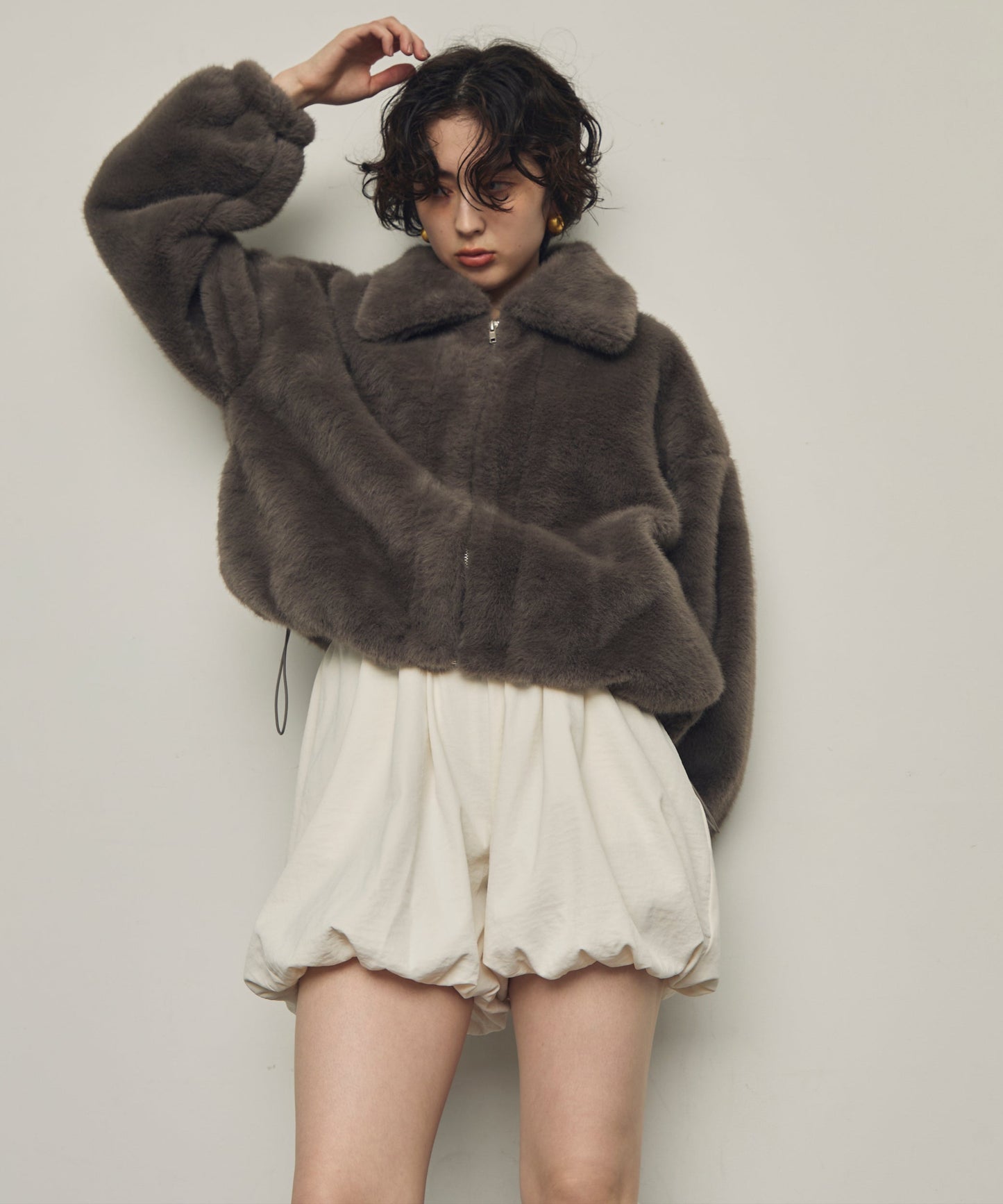 TPUワッシャーバルーンミニパンツ