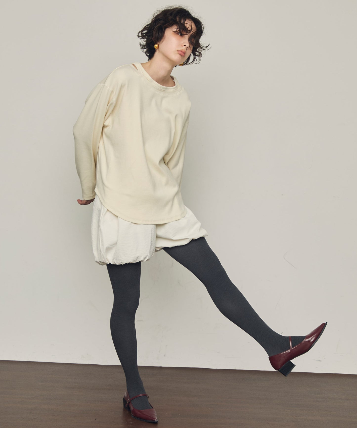 TPUワッシャーバルーンミニパンツ