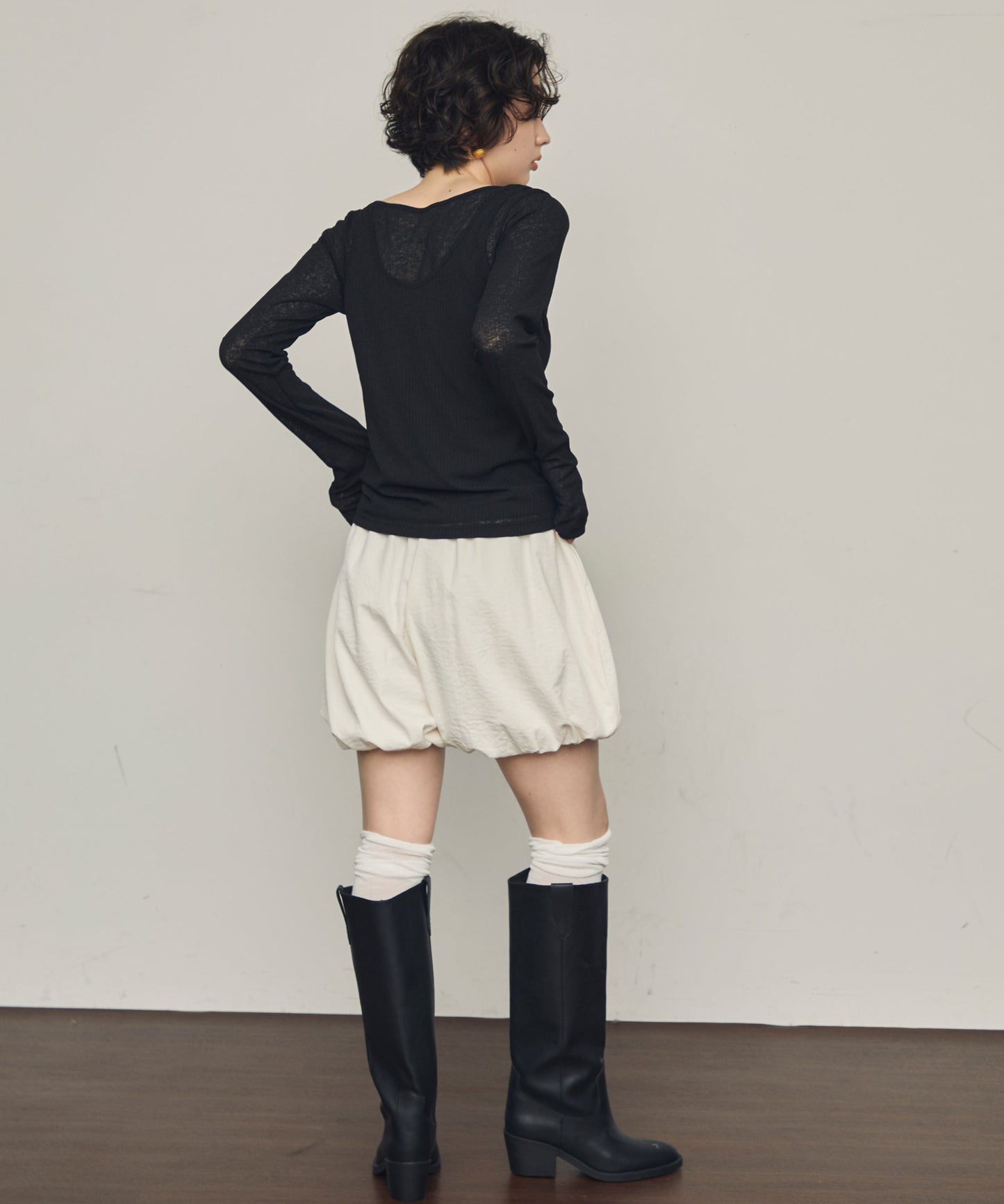 TPUワッシャーバルーンミニパンツ