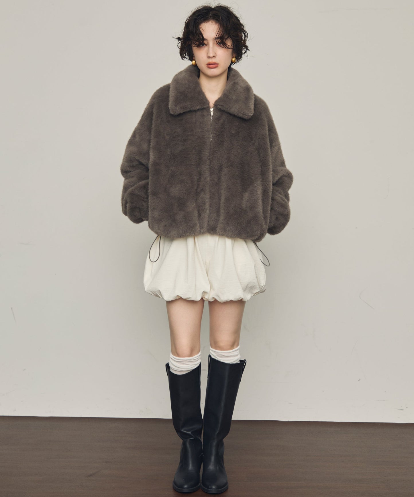 TPUワッシャーバルーンミニパンツ