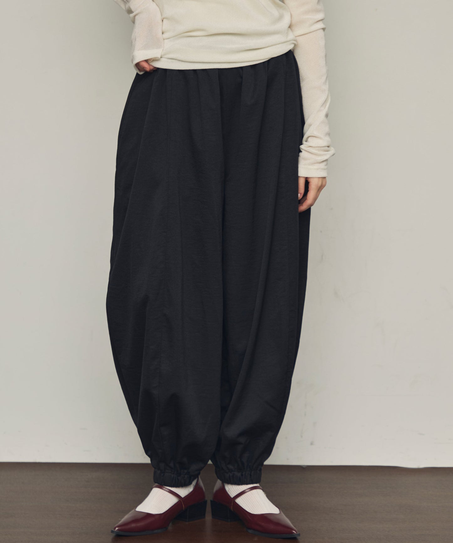 TPUワッシャーバルーンロングパンツ
