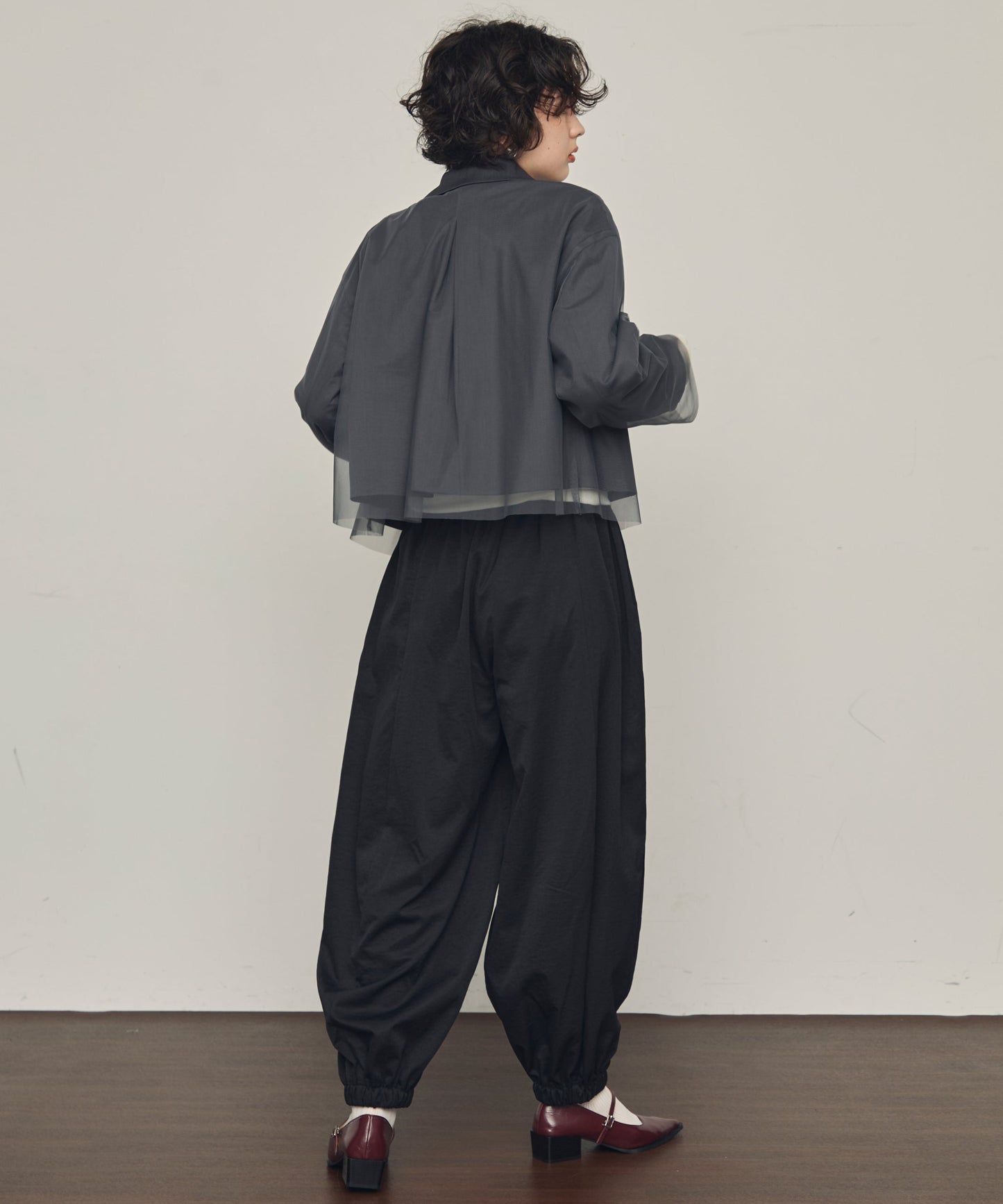 TPUワッシャーバルーンロングパンツ