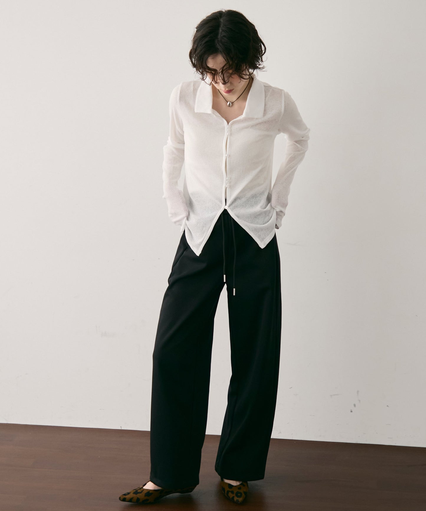 ドロストスウェットパンツ
