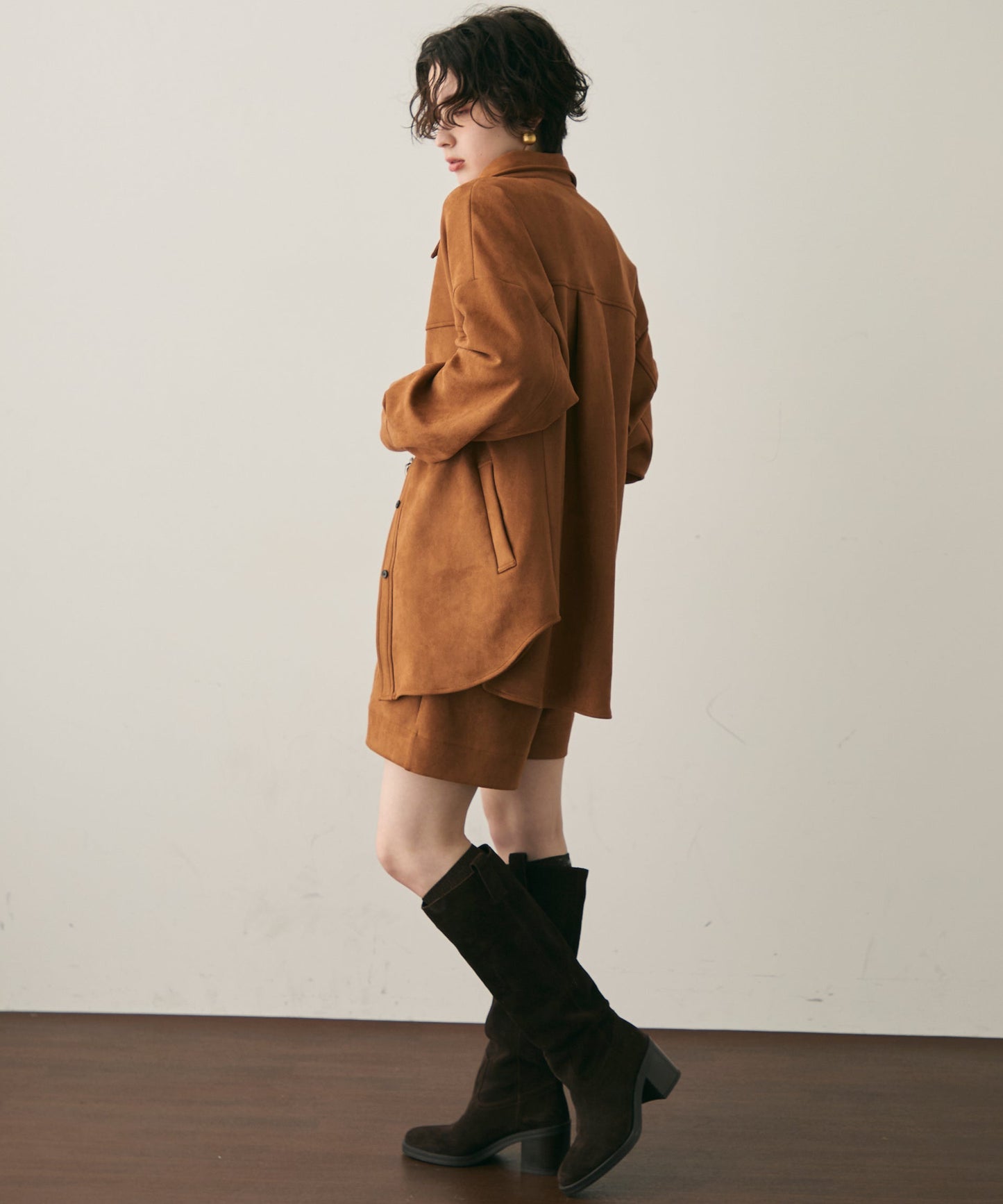 スエードライクCPOジャケット