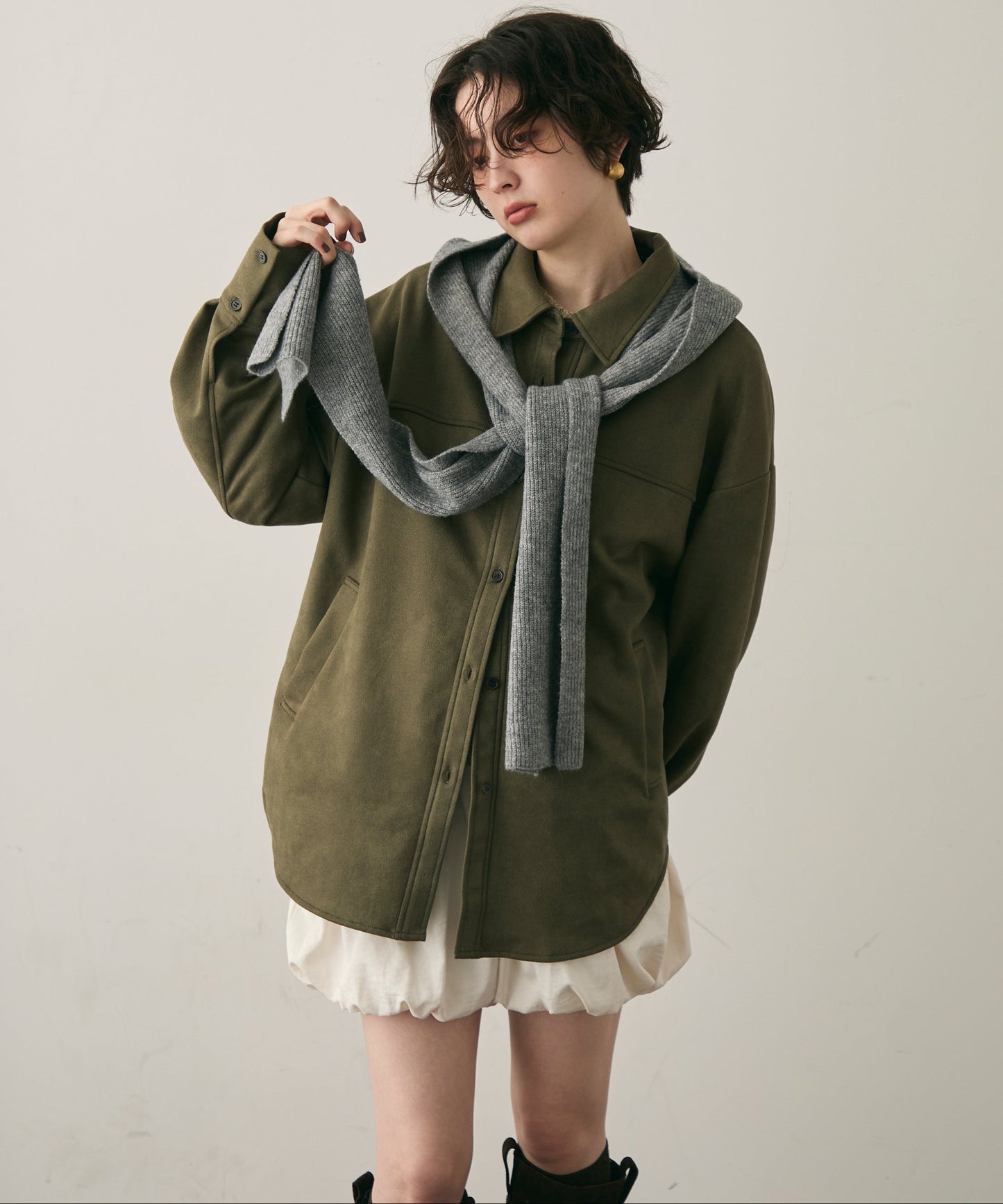 スエードライクCPOジャケット