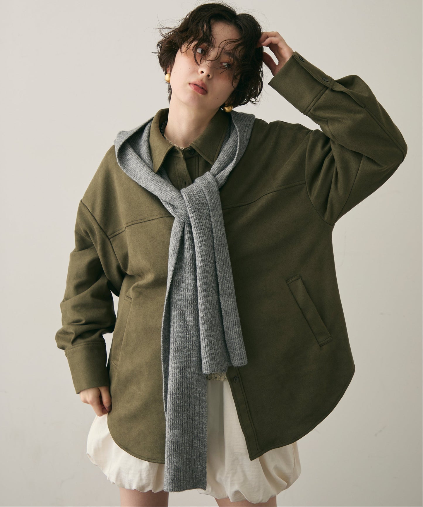 スエードライクCPOジャケット