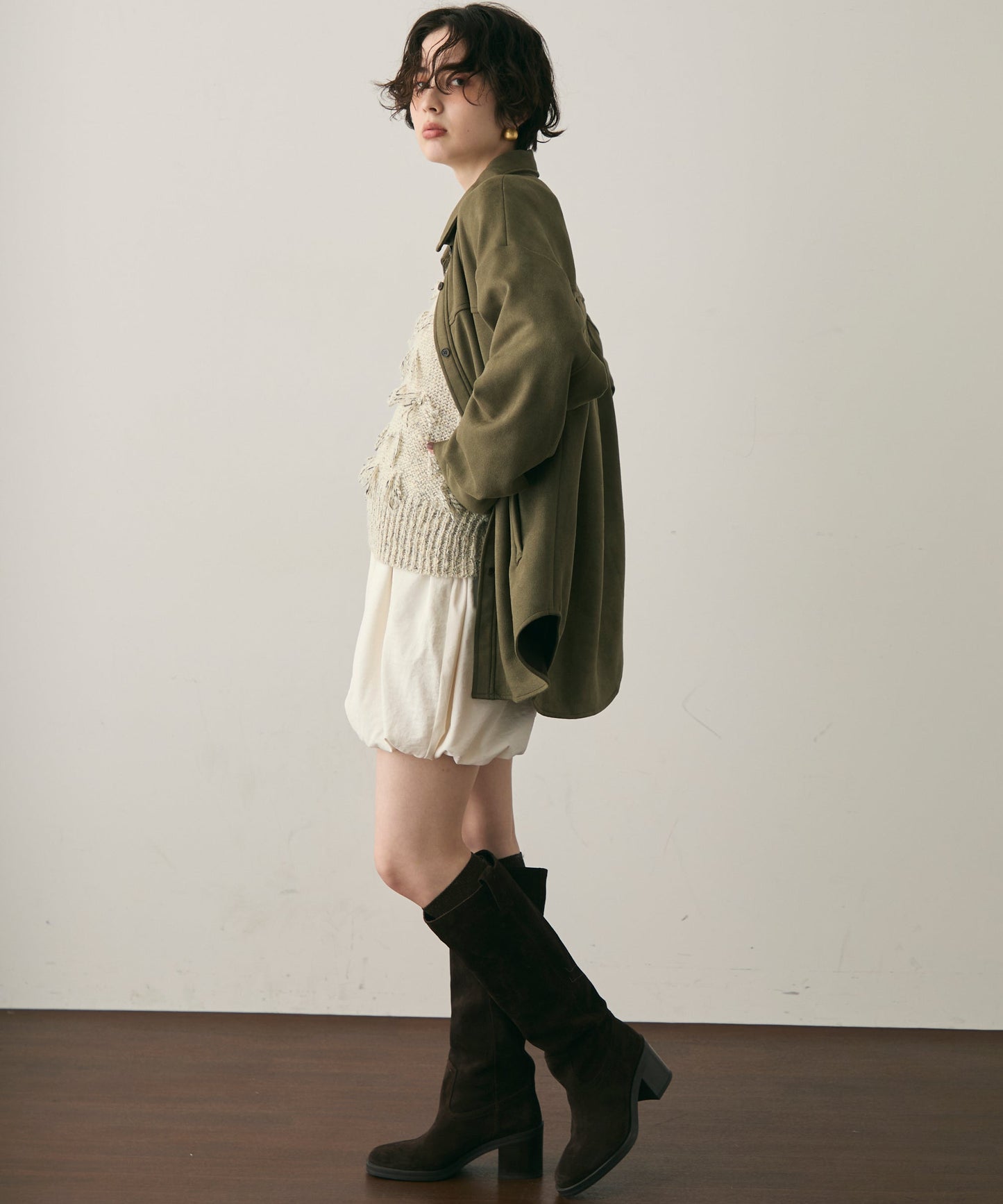 スエードライクCPOジャケット