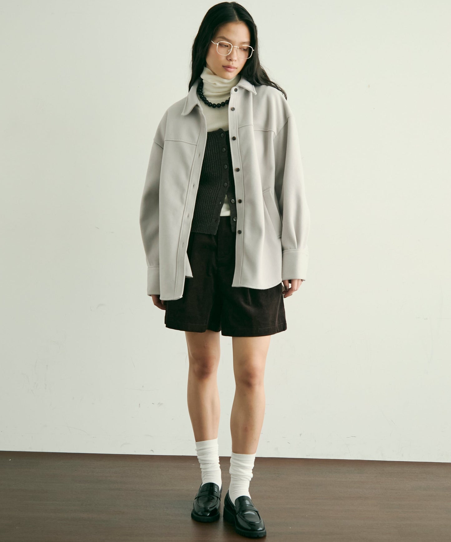 フェイクウールCPOジャケット