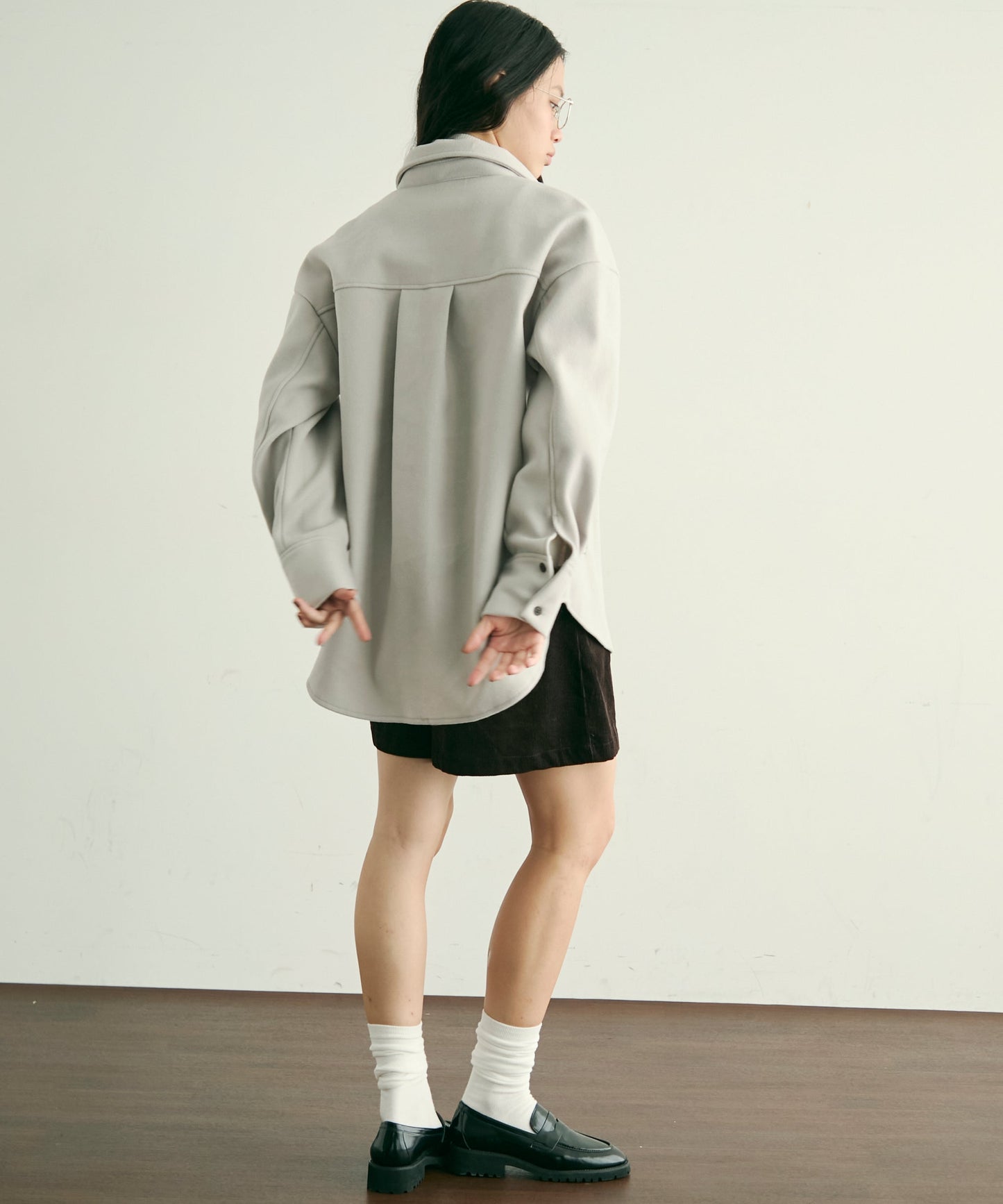 フェイクウールCPOジャケット