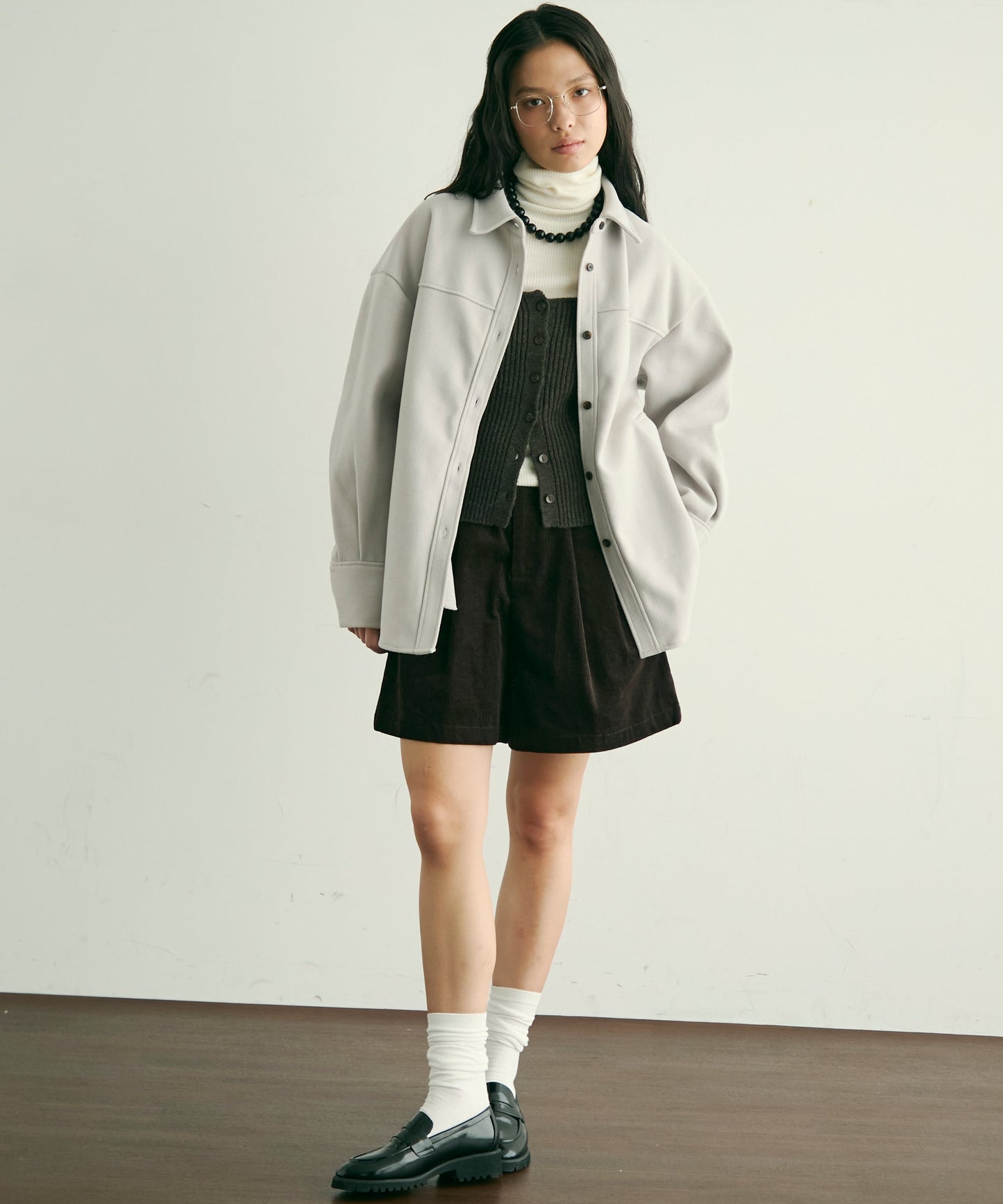 フェイクウールCPOジャケット