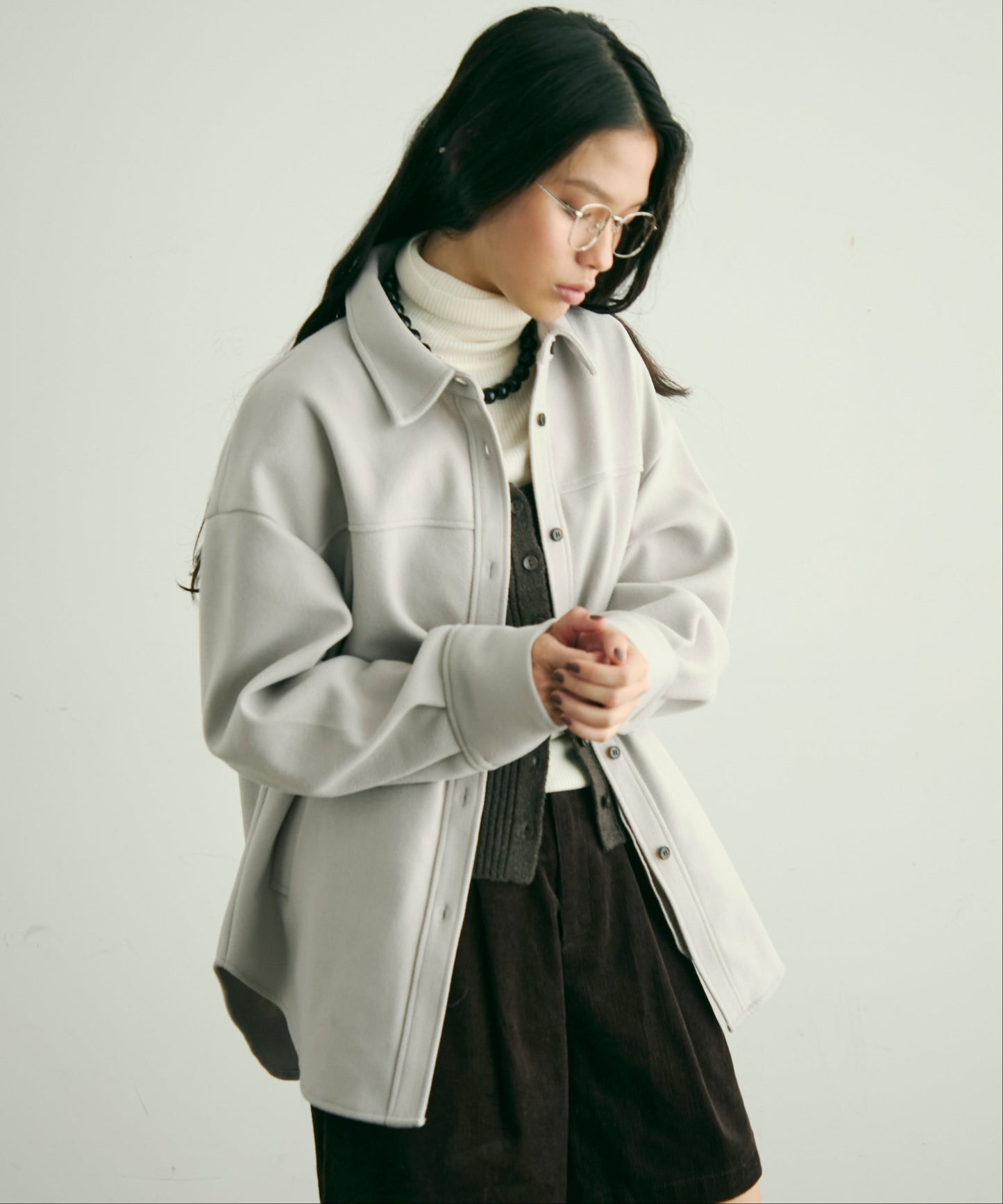 フェイクウールCPOジャケット