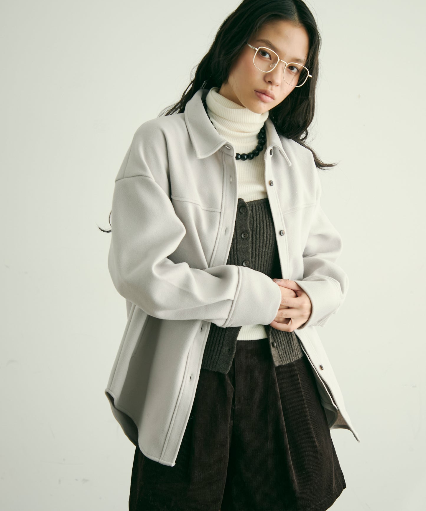 フェイクウールCPOジャケット