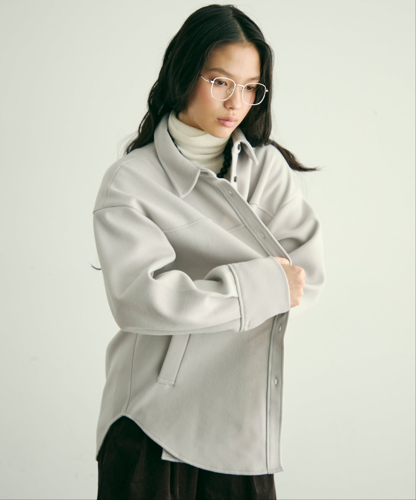 フェイクウールCPOジャケット