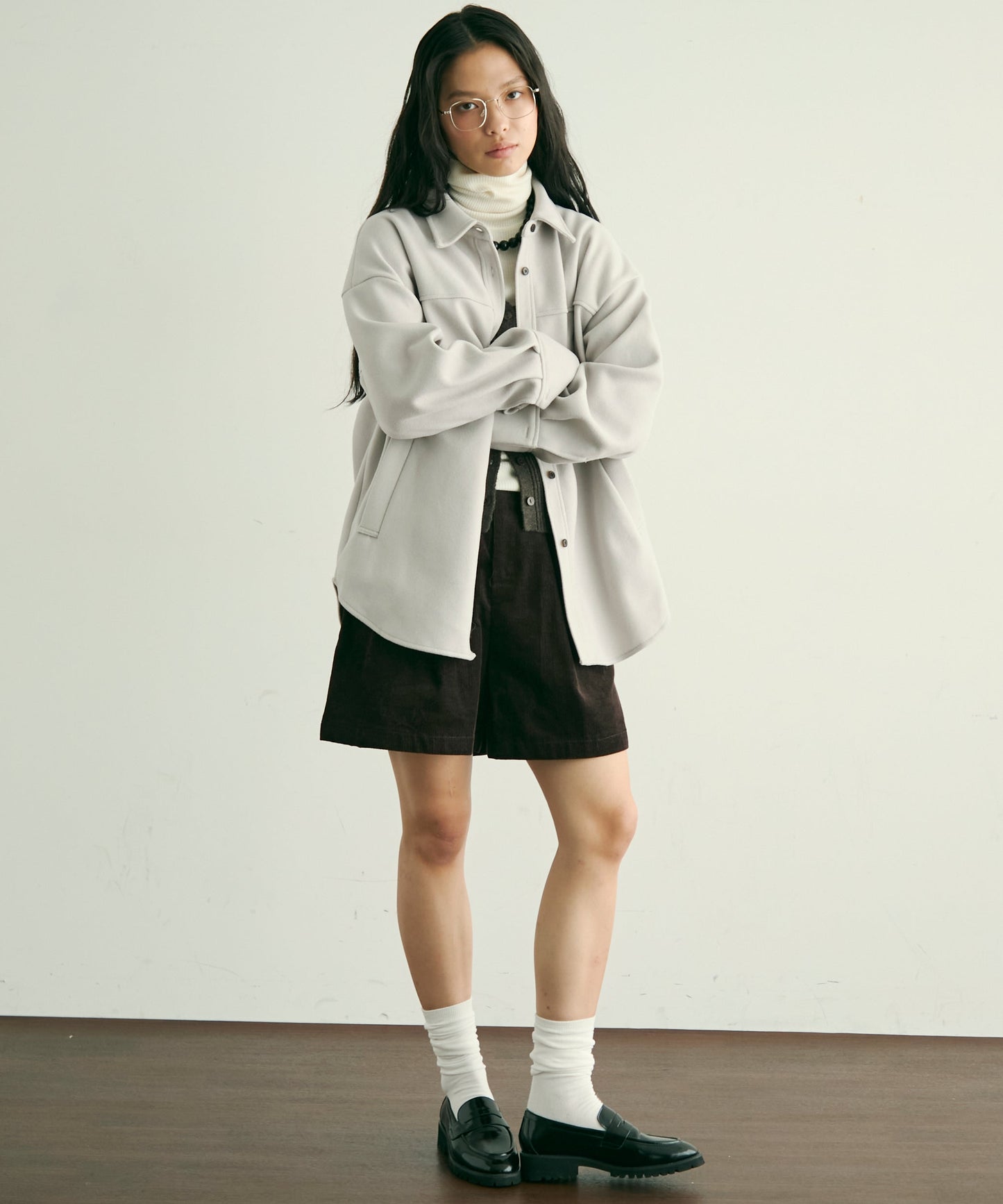 フェイクウールCPOジャケット