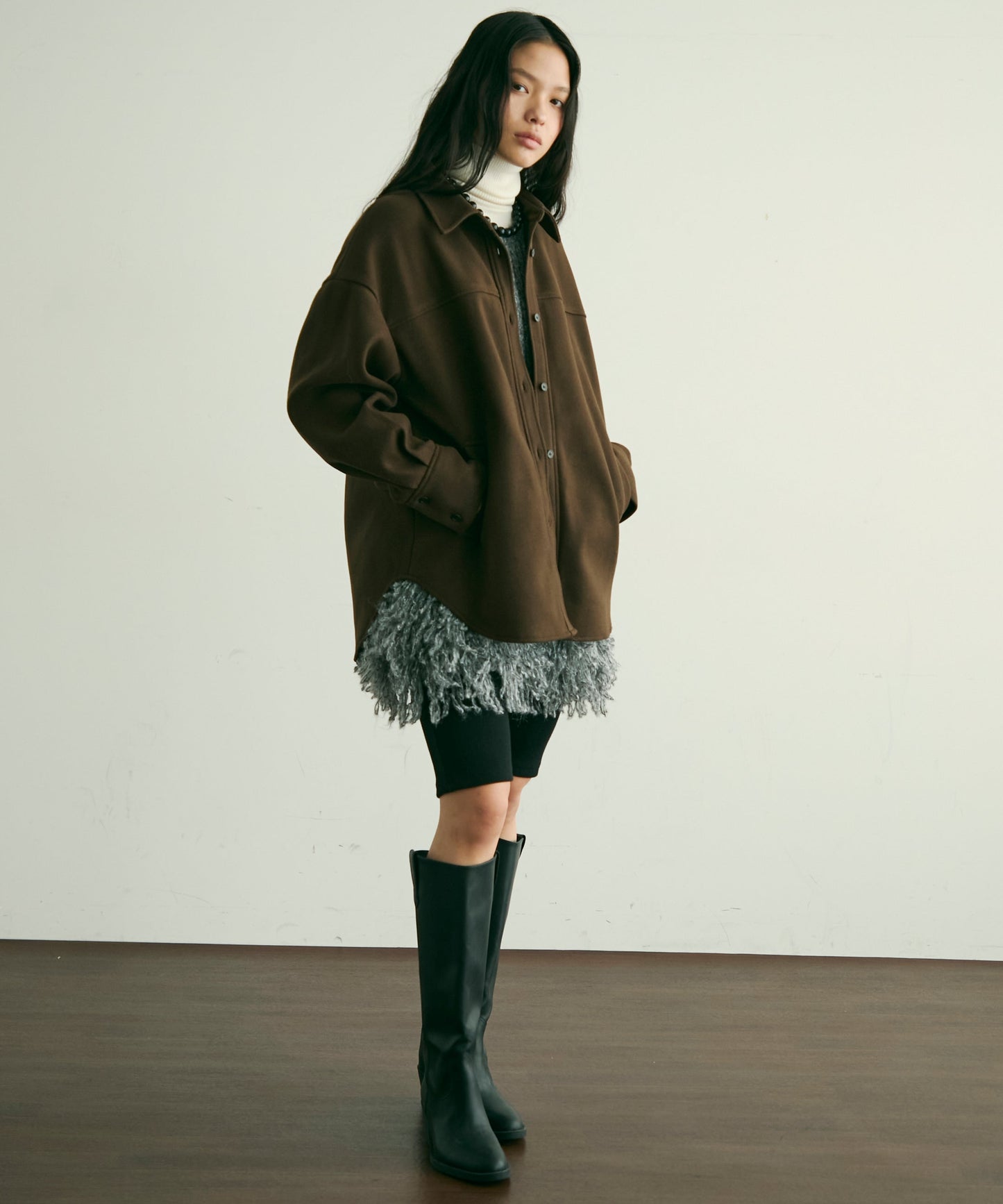 フェイクウールCPOジャケット