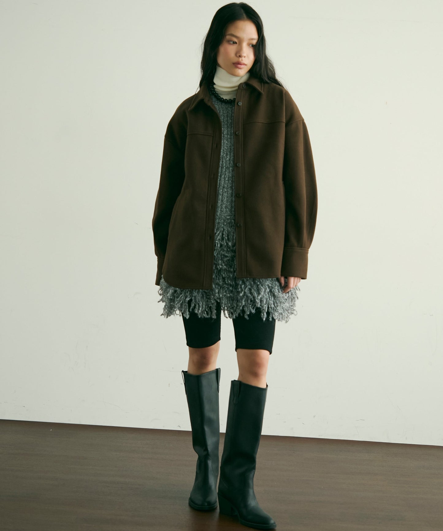 フェイクウールCPOジャケット