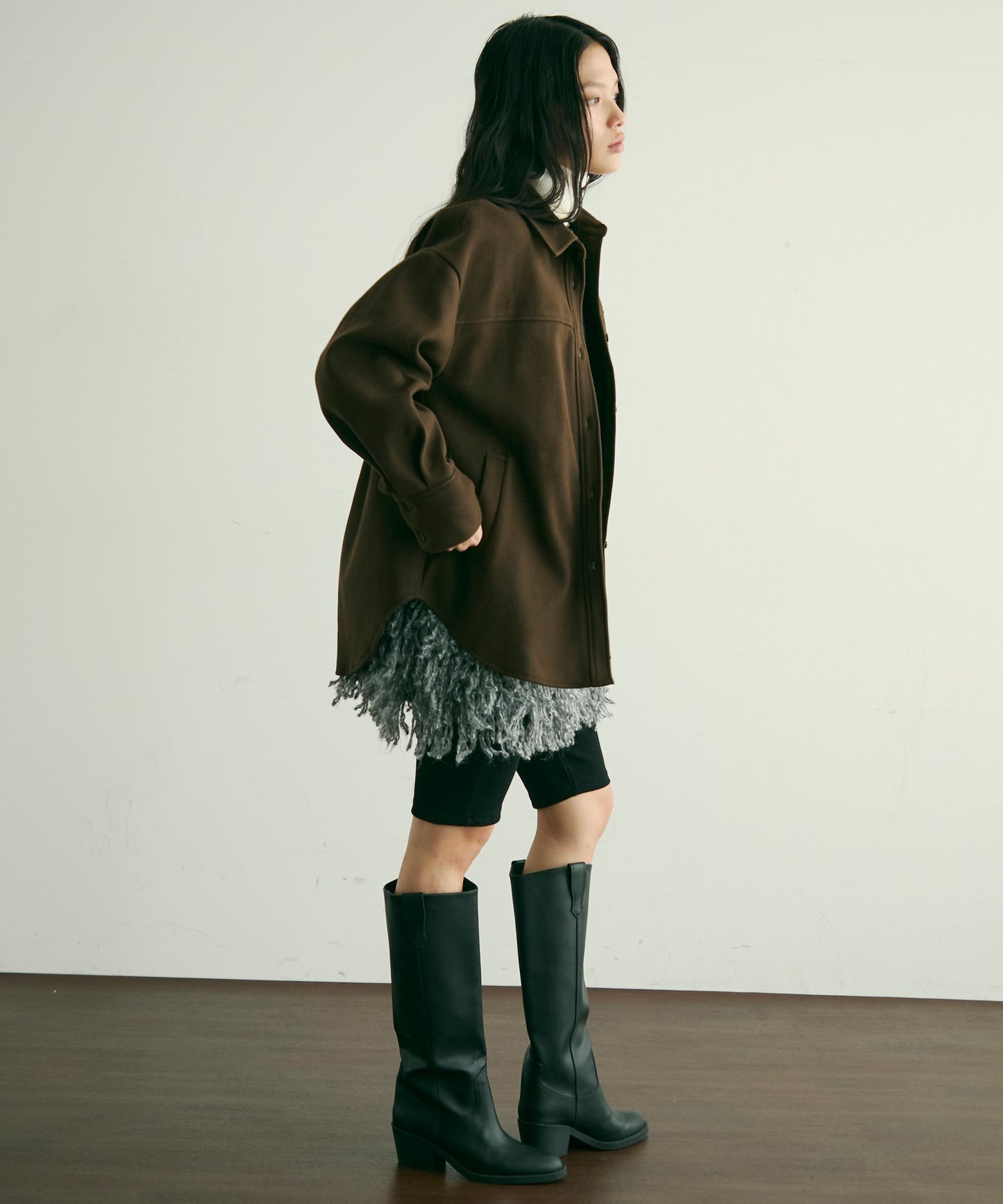 フェイクウールCPOジャケット