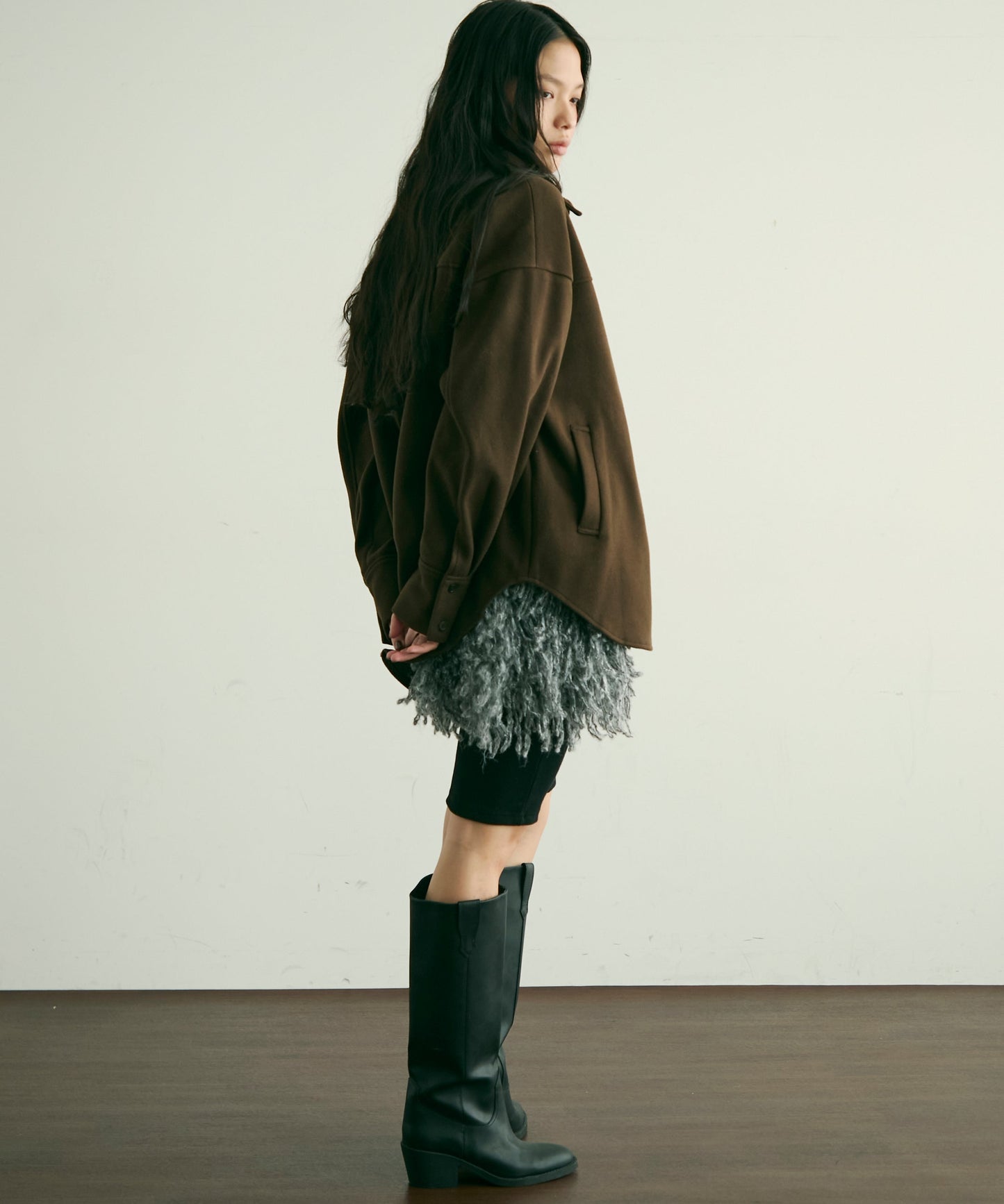 フェイクウールCPOジャケット