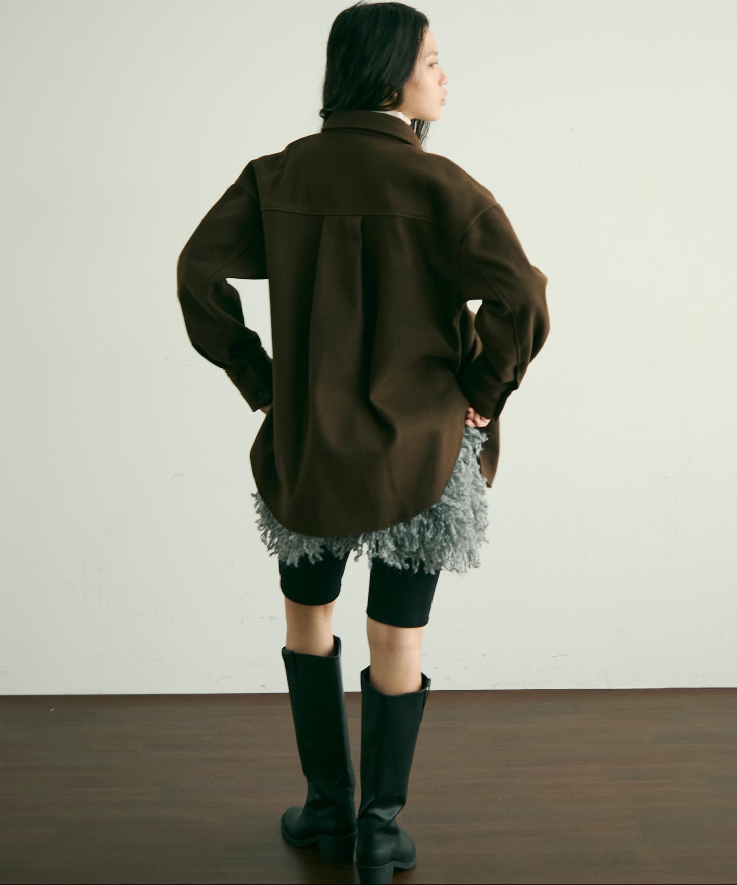 フェイクウールCPOジャケット