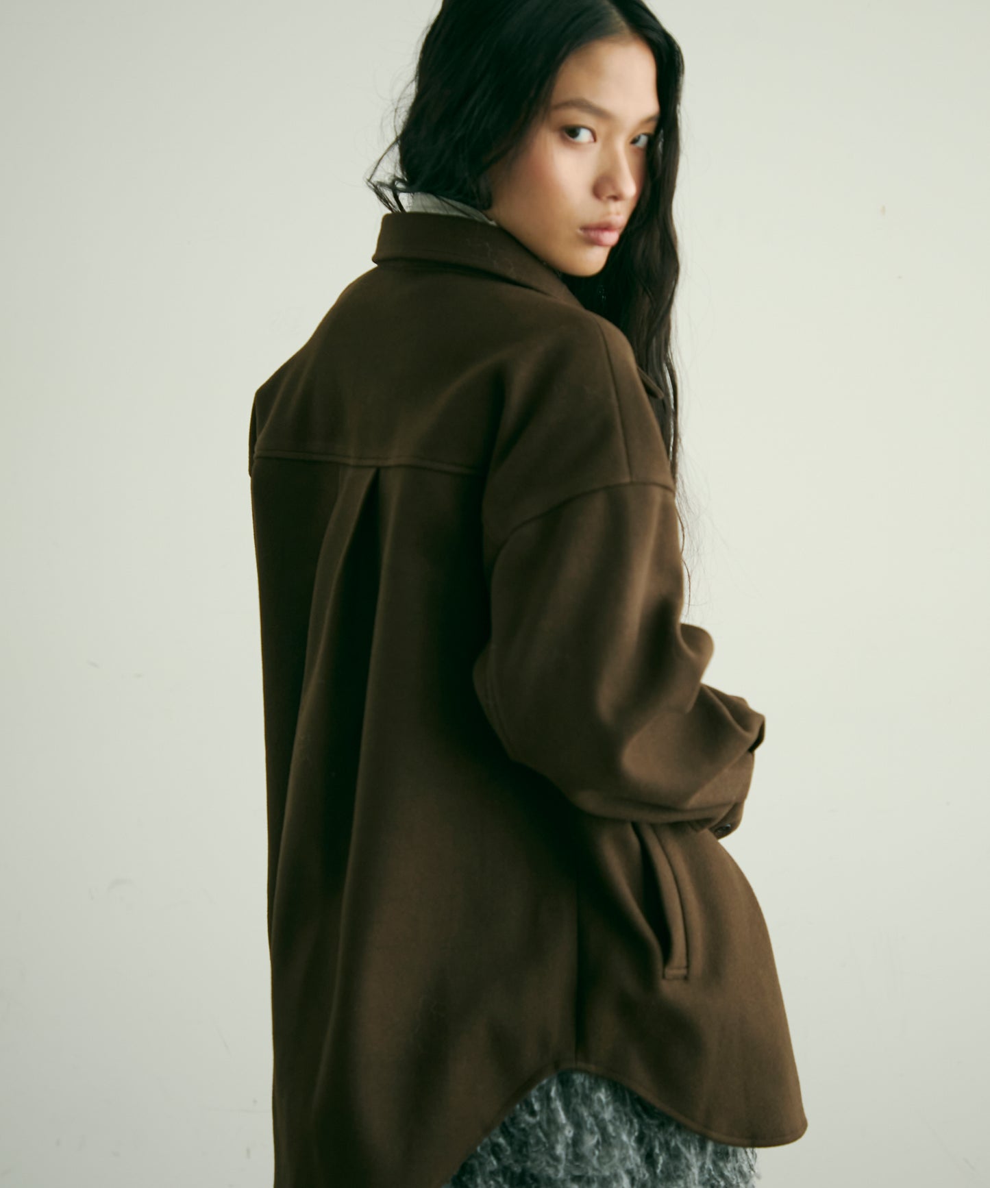 フェイクウールCPOジャケット