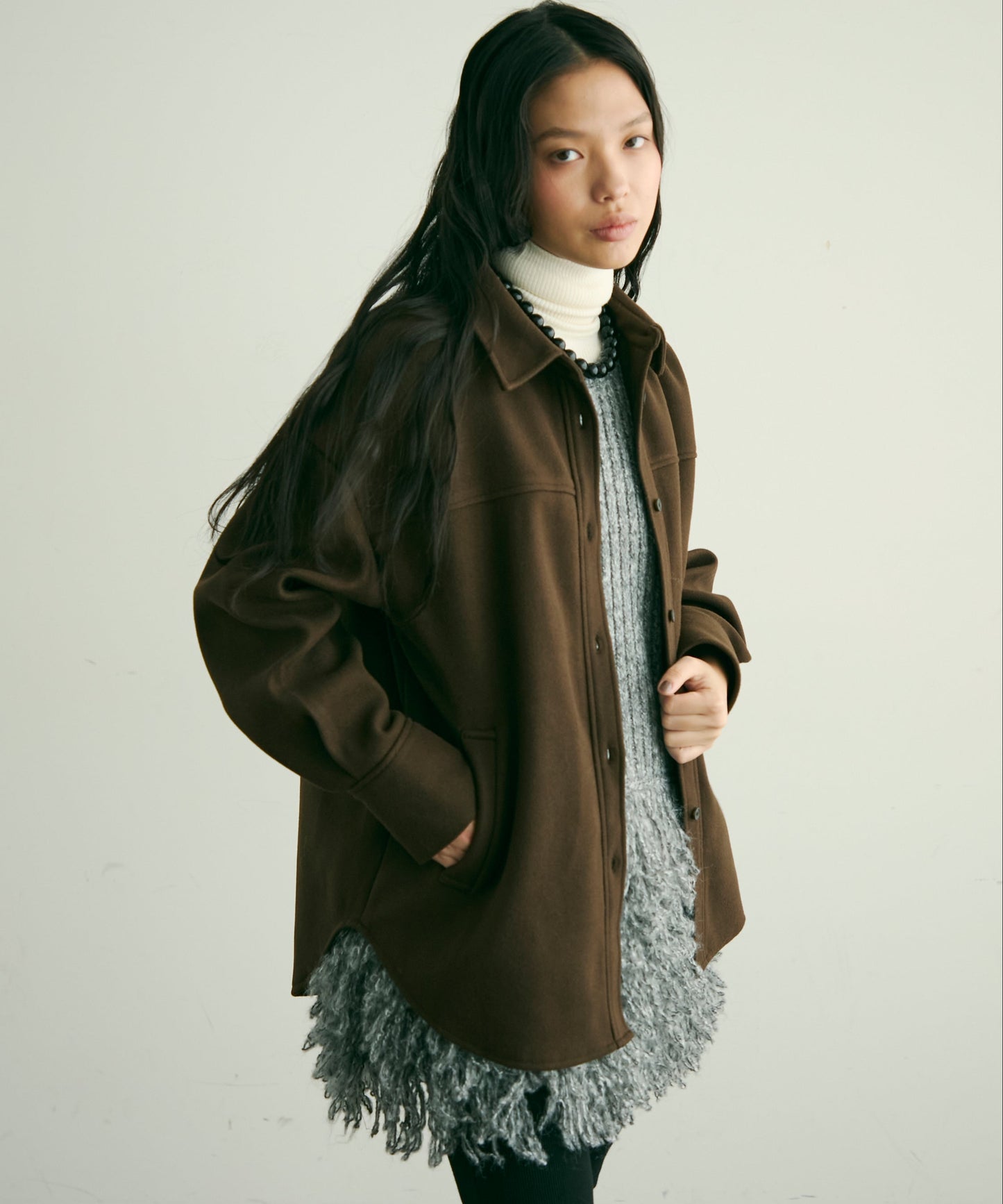 フェイクウールCPOジャケット