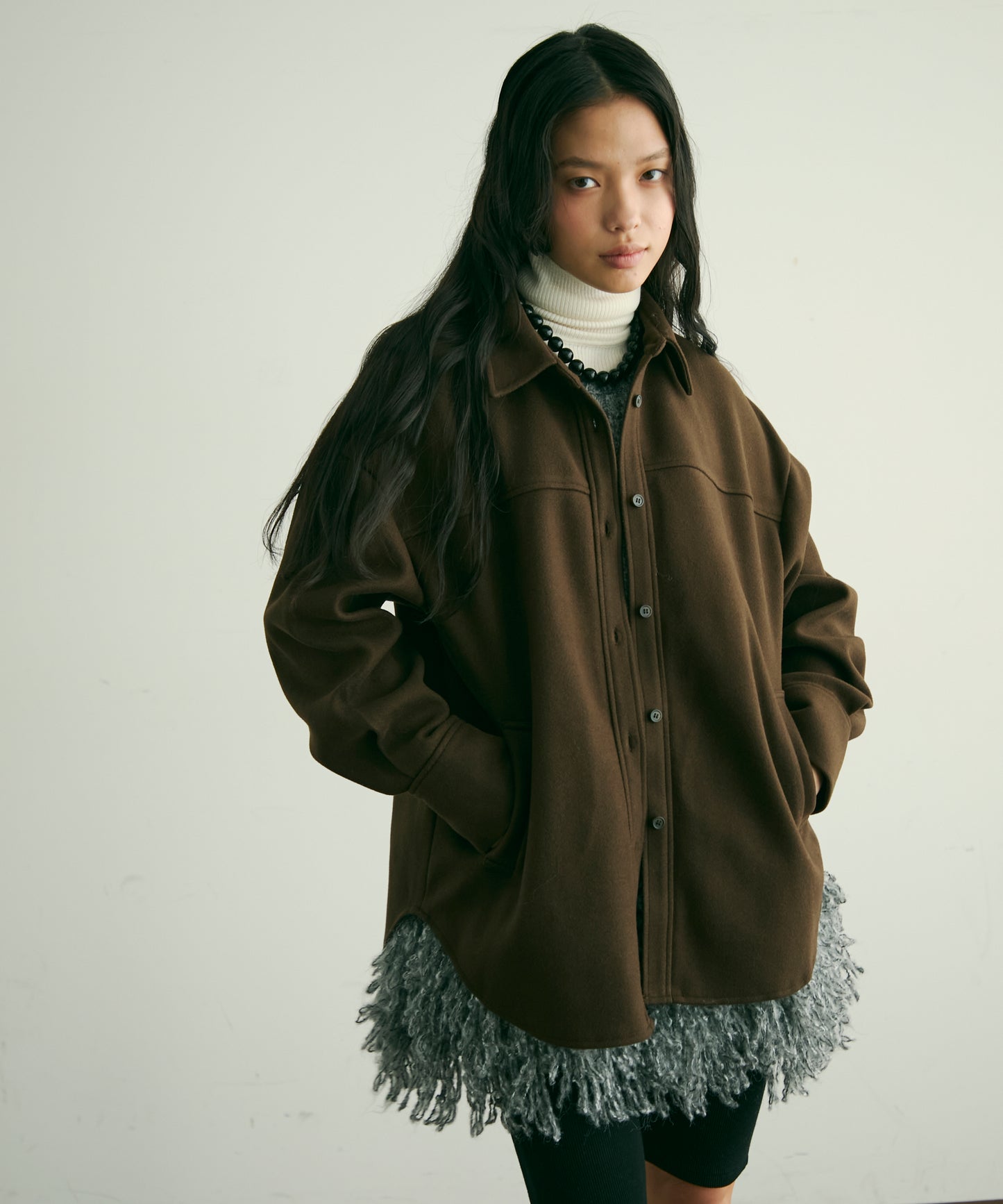 フェイクウールCPOジャケット