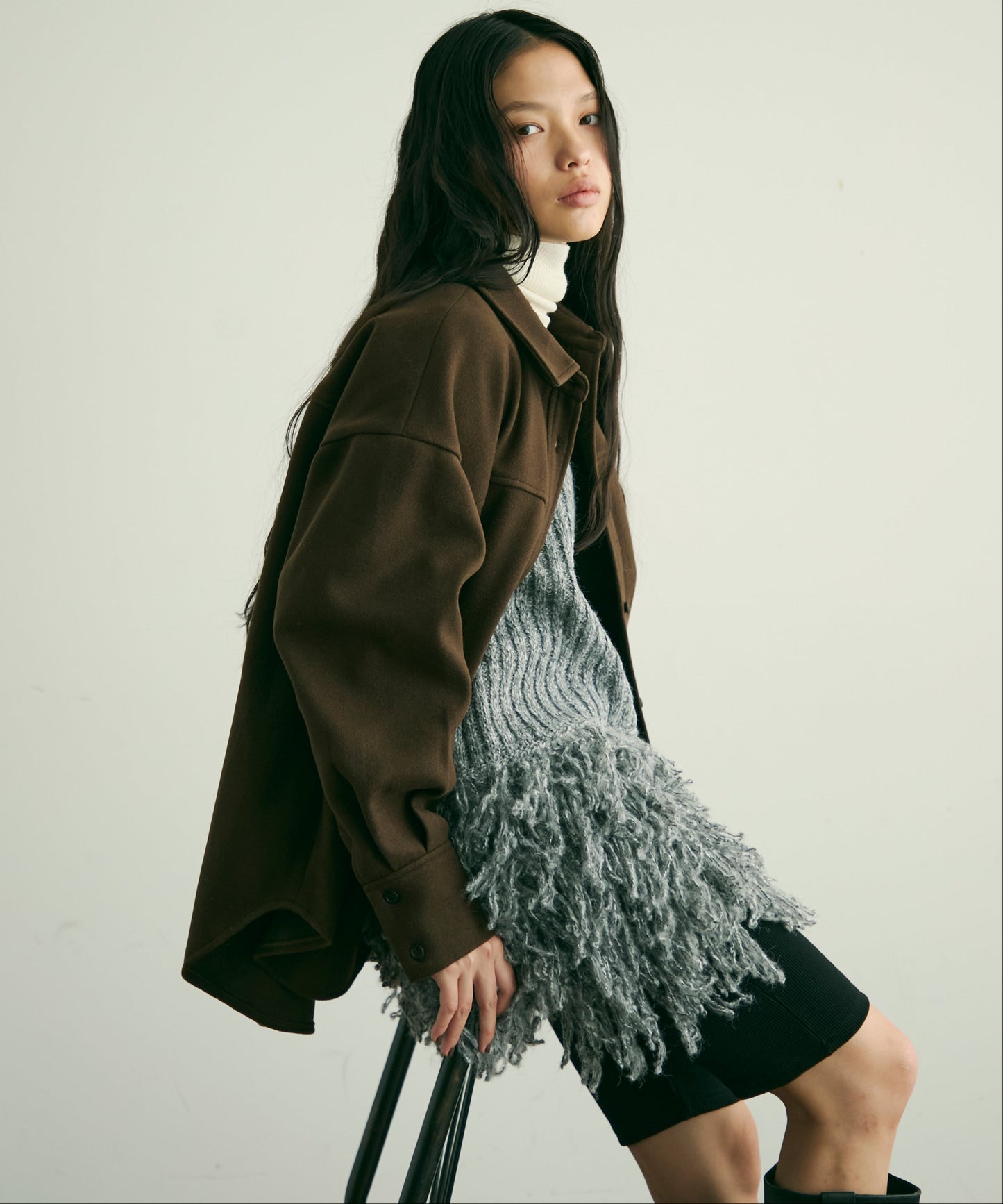 フェイクウールCPOジャケット