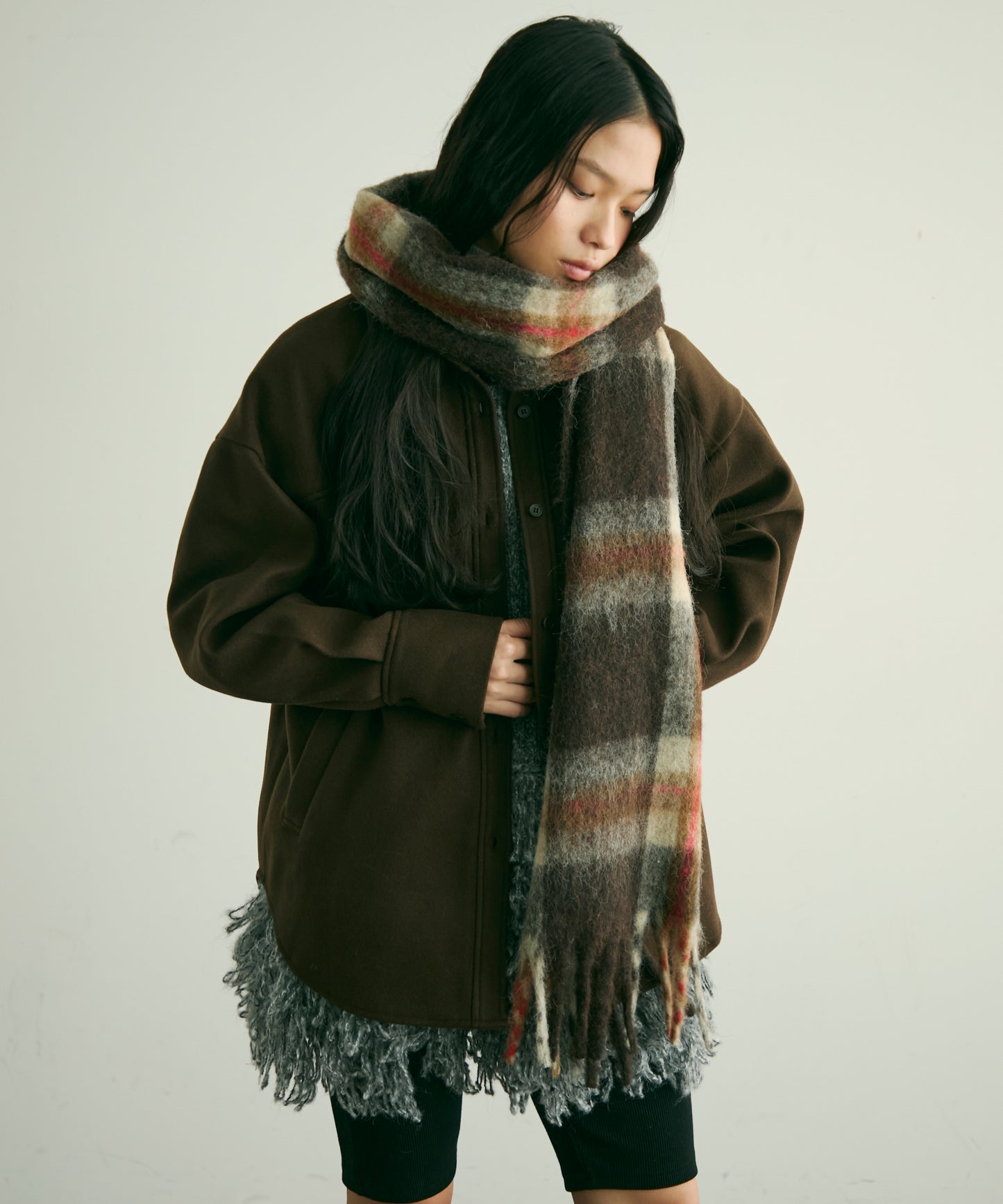 フェイクウールCPOジャケット