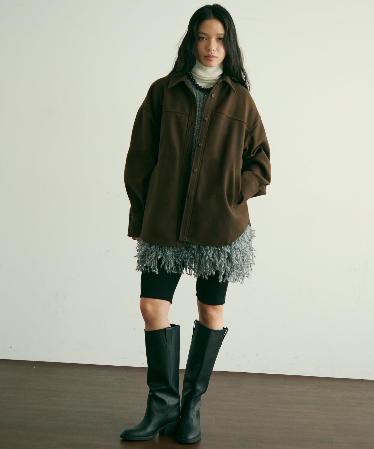 フェイクウールCPOジャケット