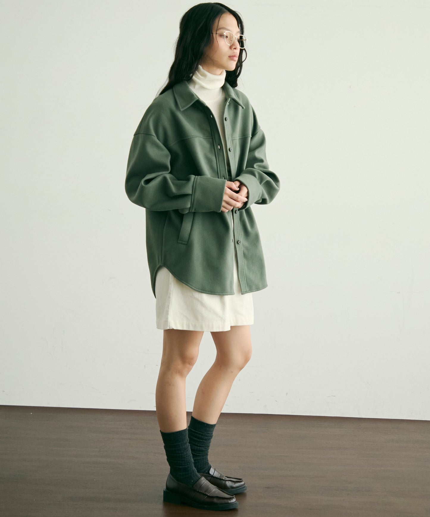 フェイクウールCPOジャケット