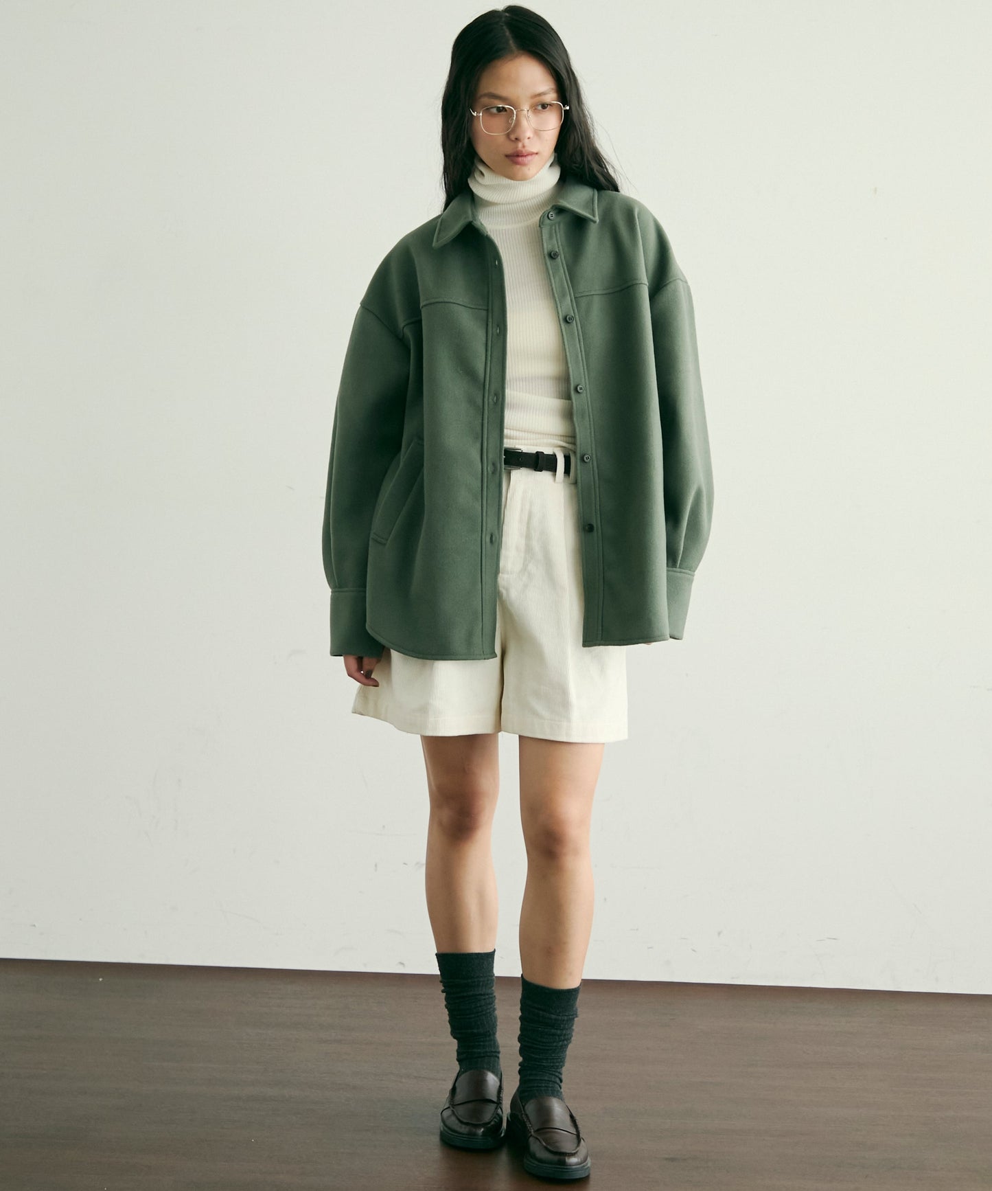 フェイクウールCPOジャケット