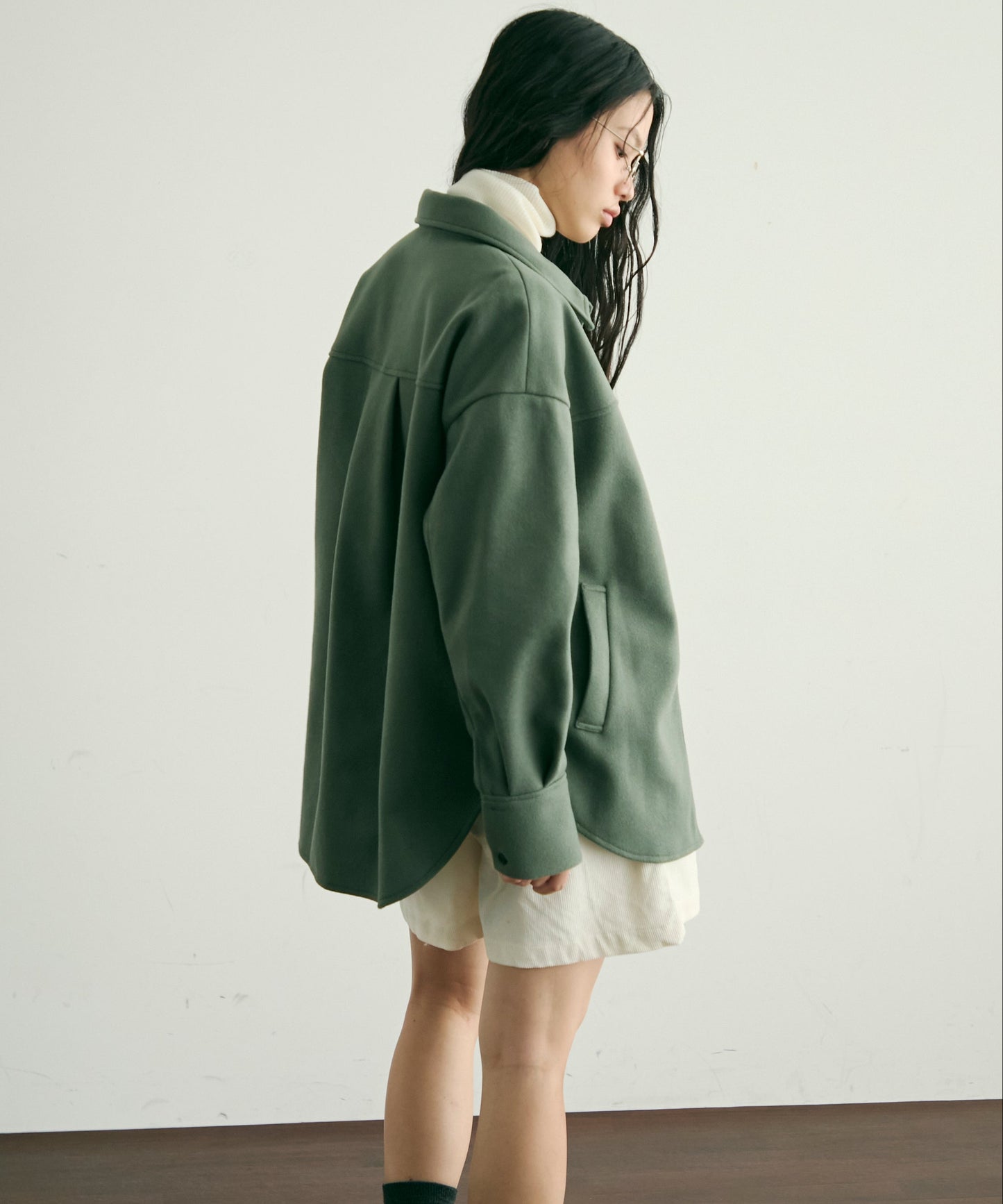 フェイクウールCPOジャケット