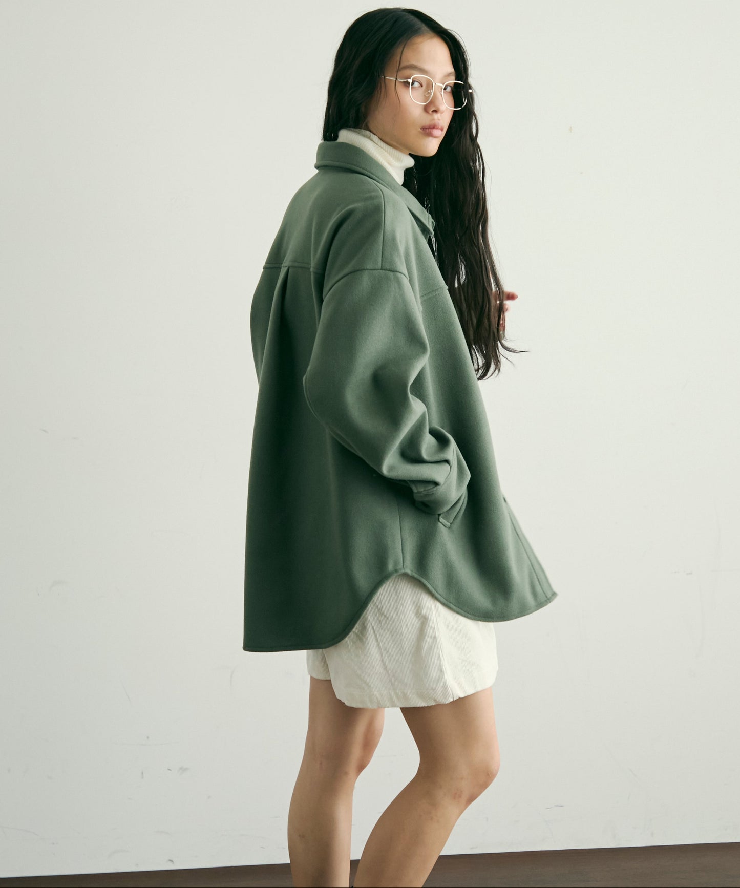 フェイクウールCPOジャケット