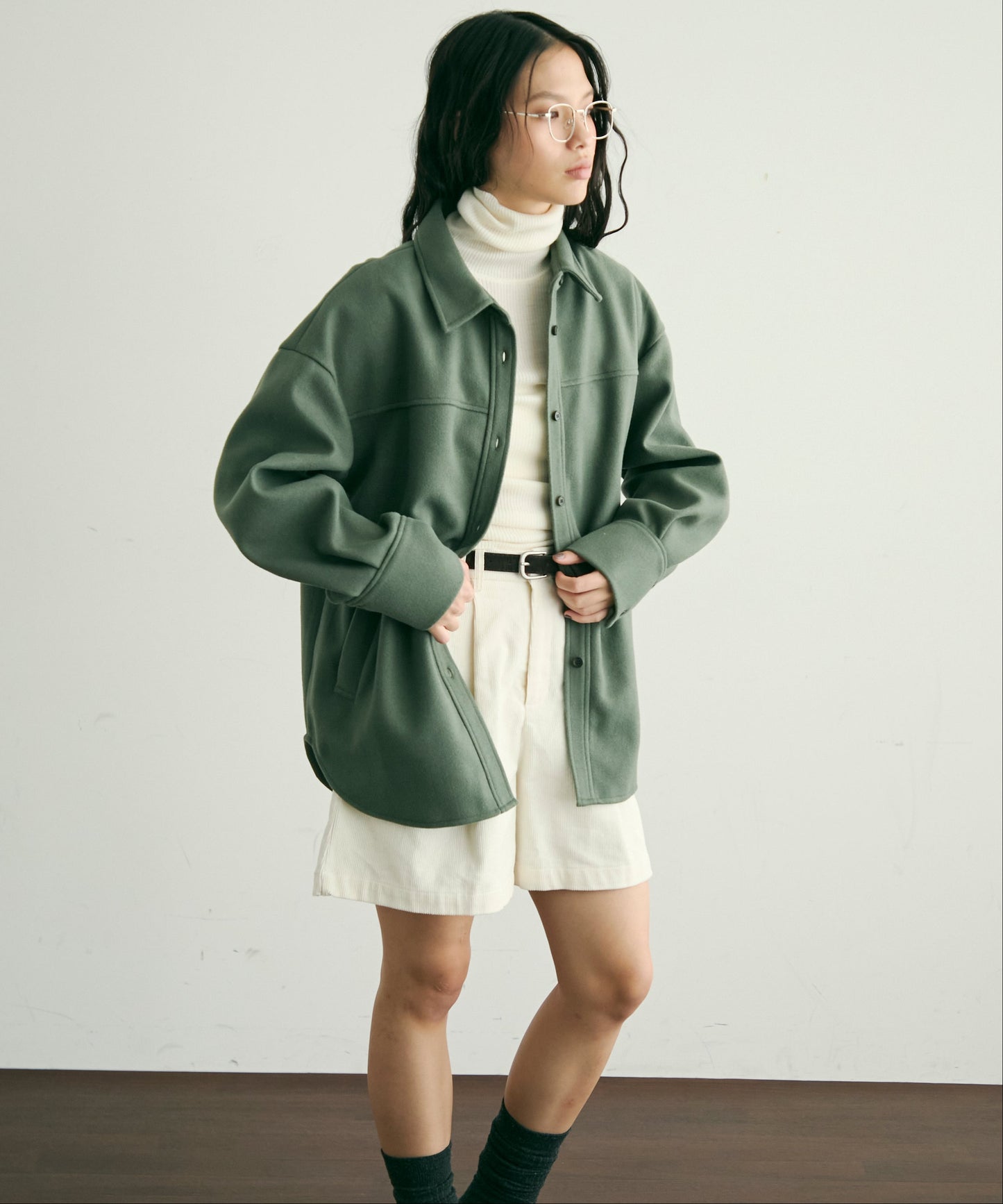 フェイクウールCPOジャケット