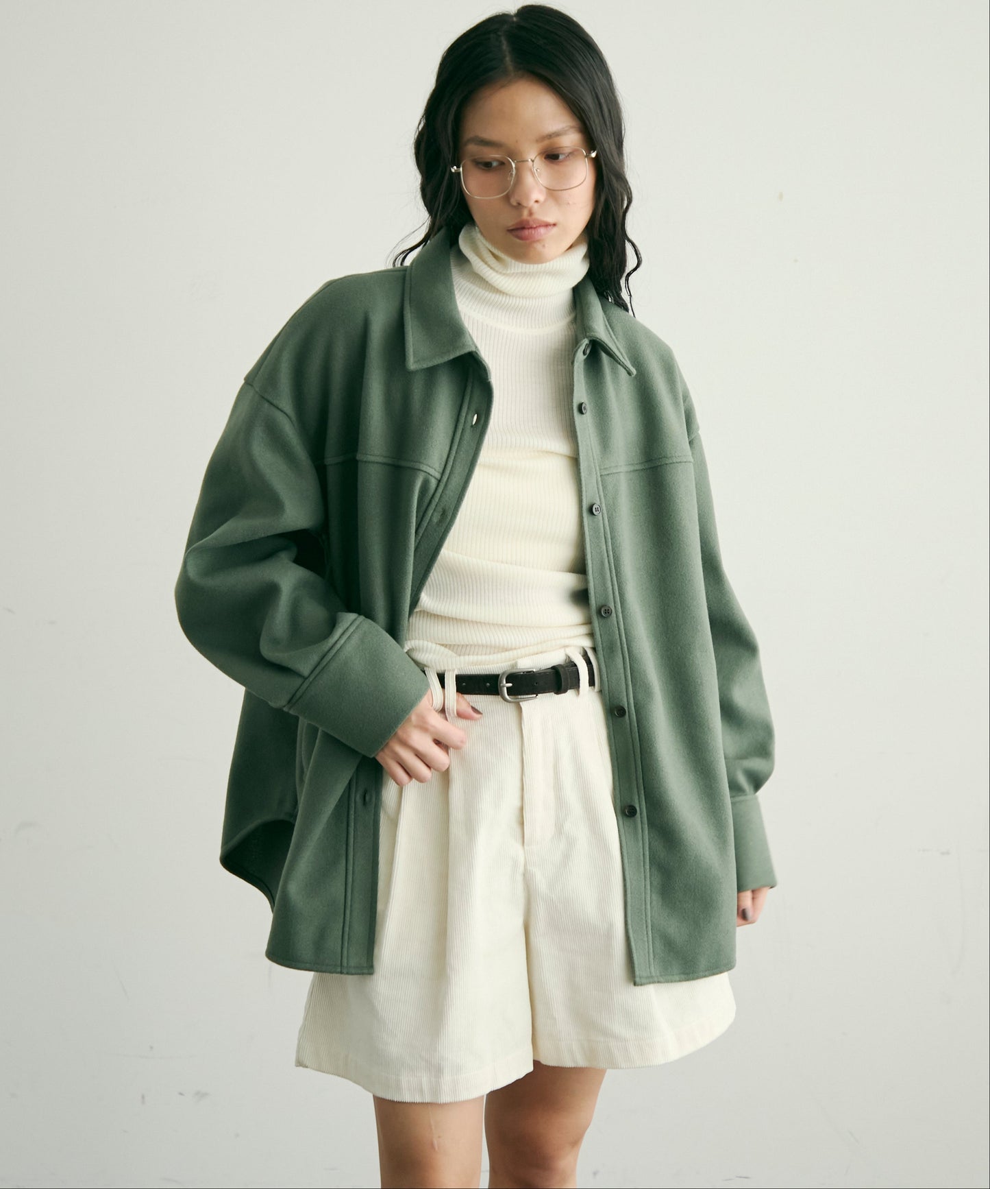 フェイクウールCPOジャケット