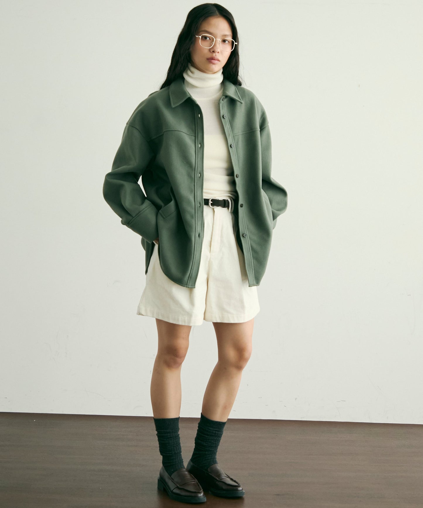 フェイクウールCPOジャケット