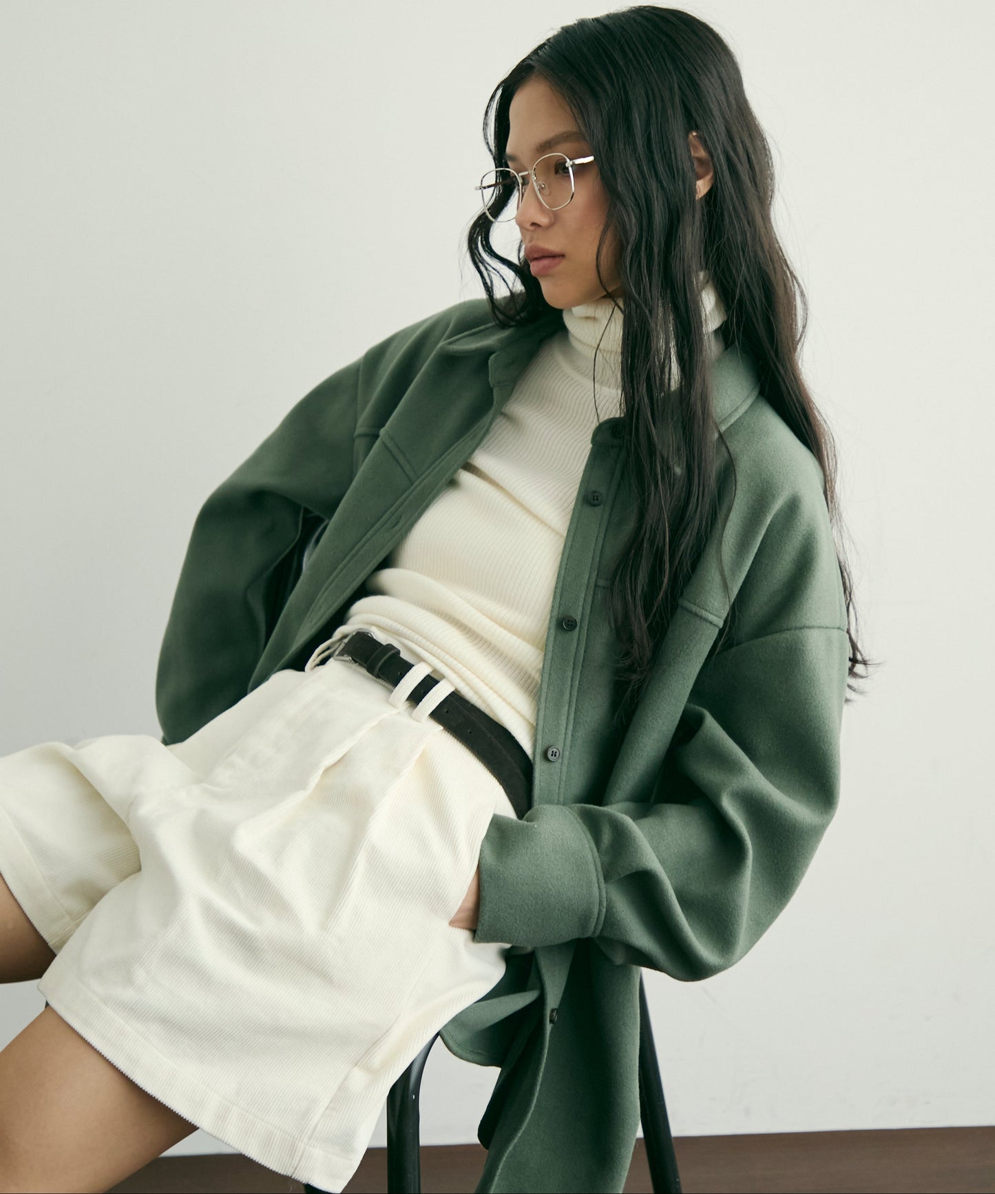 フェイクウールCPOジャケット