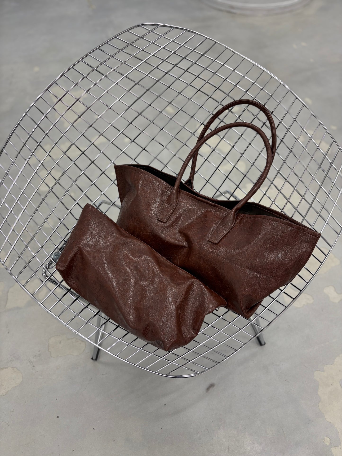 ビーガンレザー2WAYビックBAG