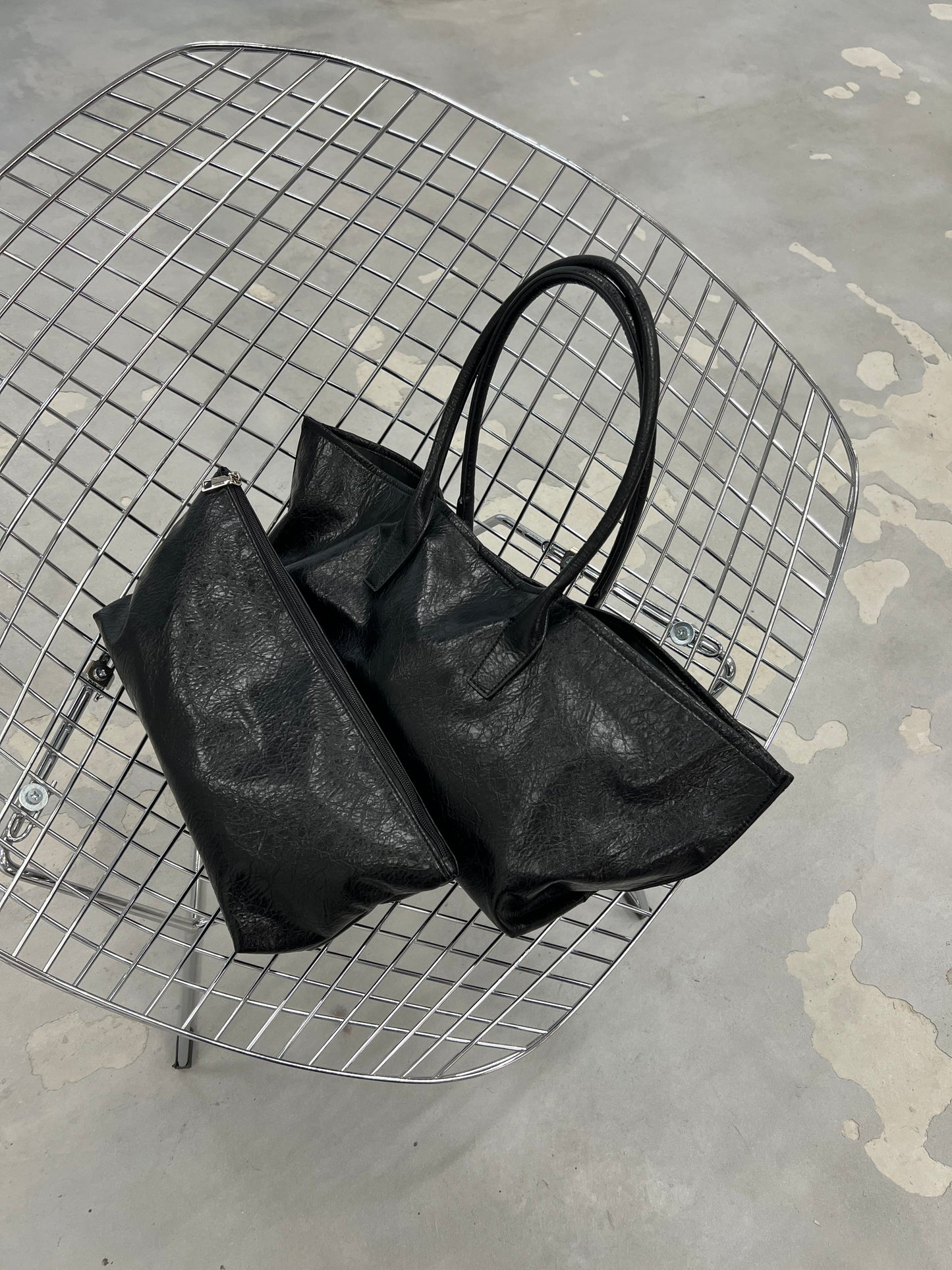 ビーガンレザー2WAYビックBAG