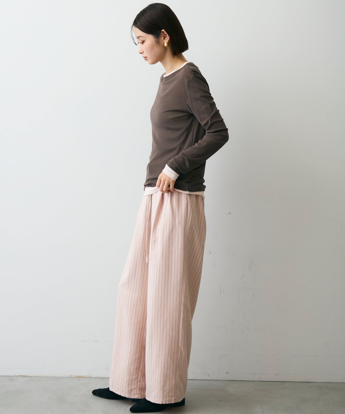 パワーメッシュレイヤード風シアープルオーバー