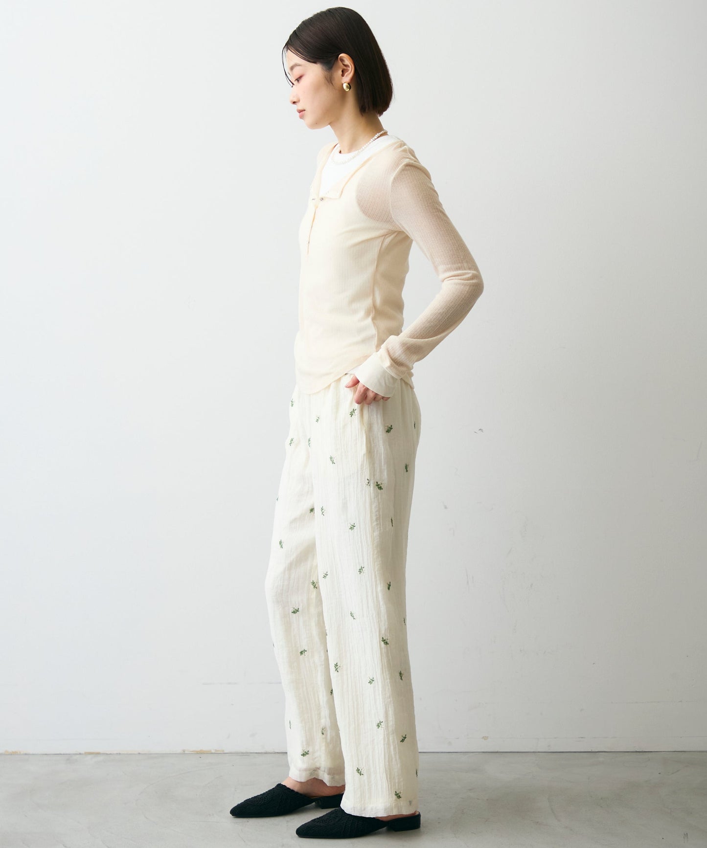 シアーテレコヘンリーネックプルオーバー