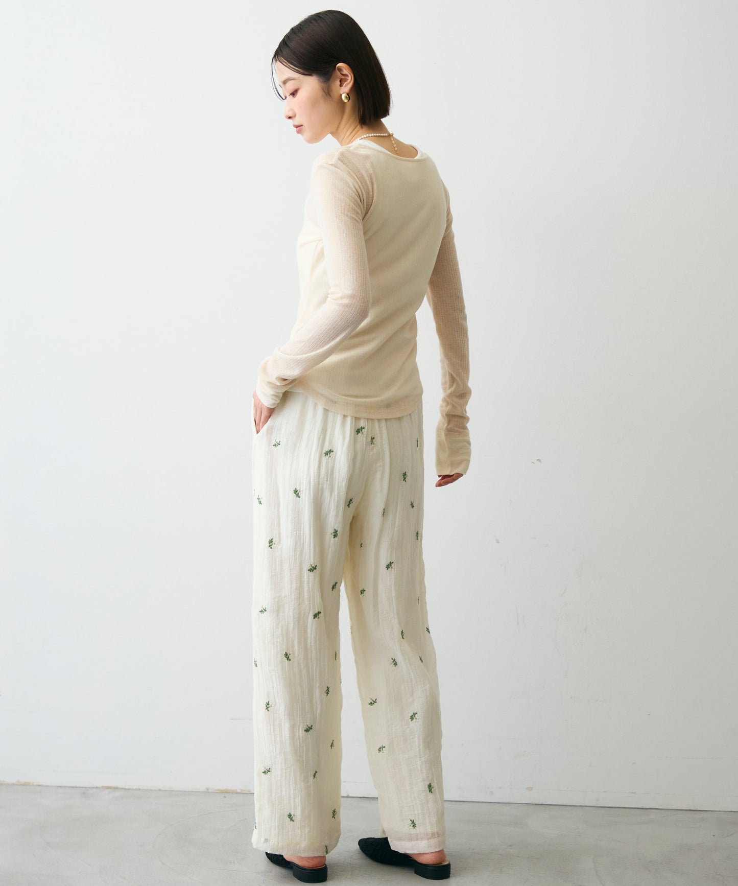 シアーテレコヘンリーネックプルオーバー