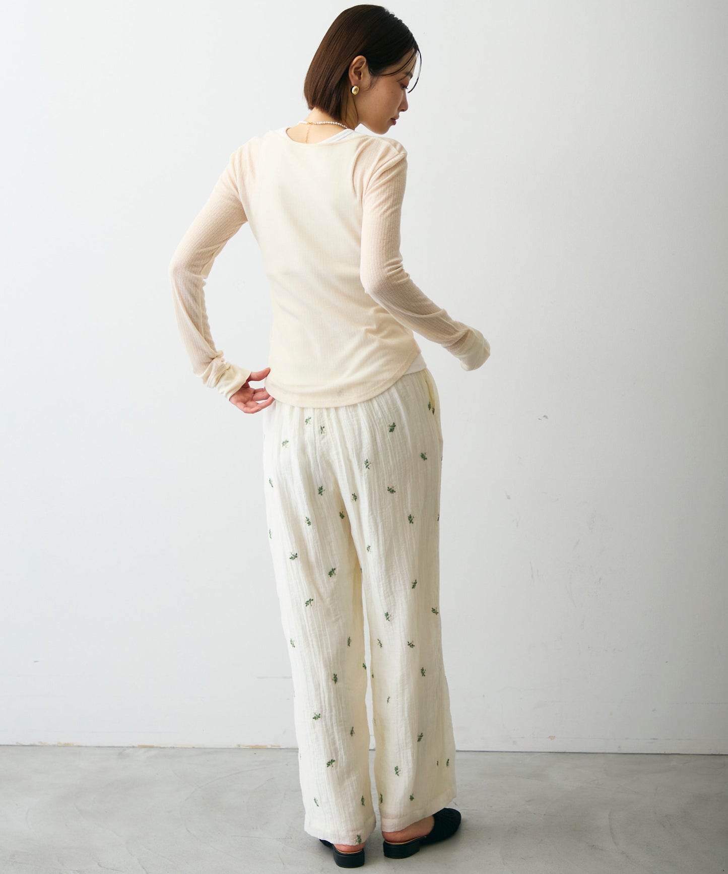 シアーテレコヘンリーネックプルオーバー