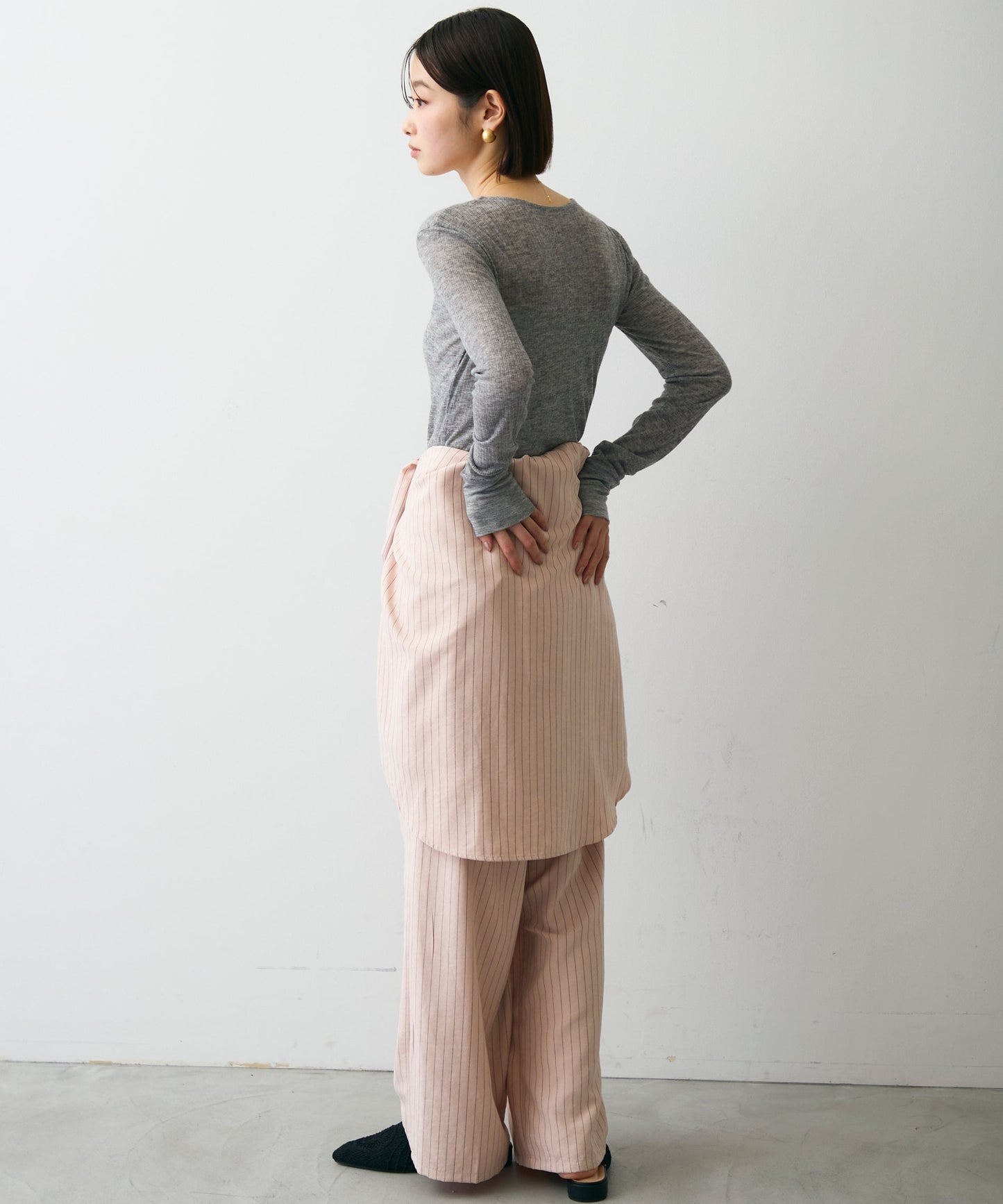 シアーテレコヘンリーネックプルオーバー