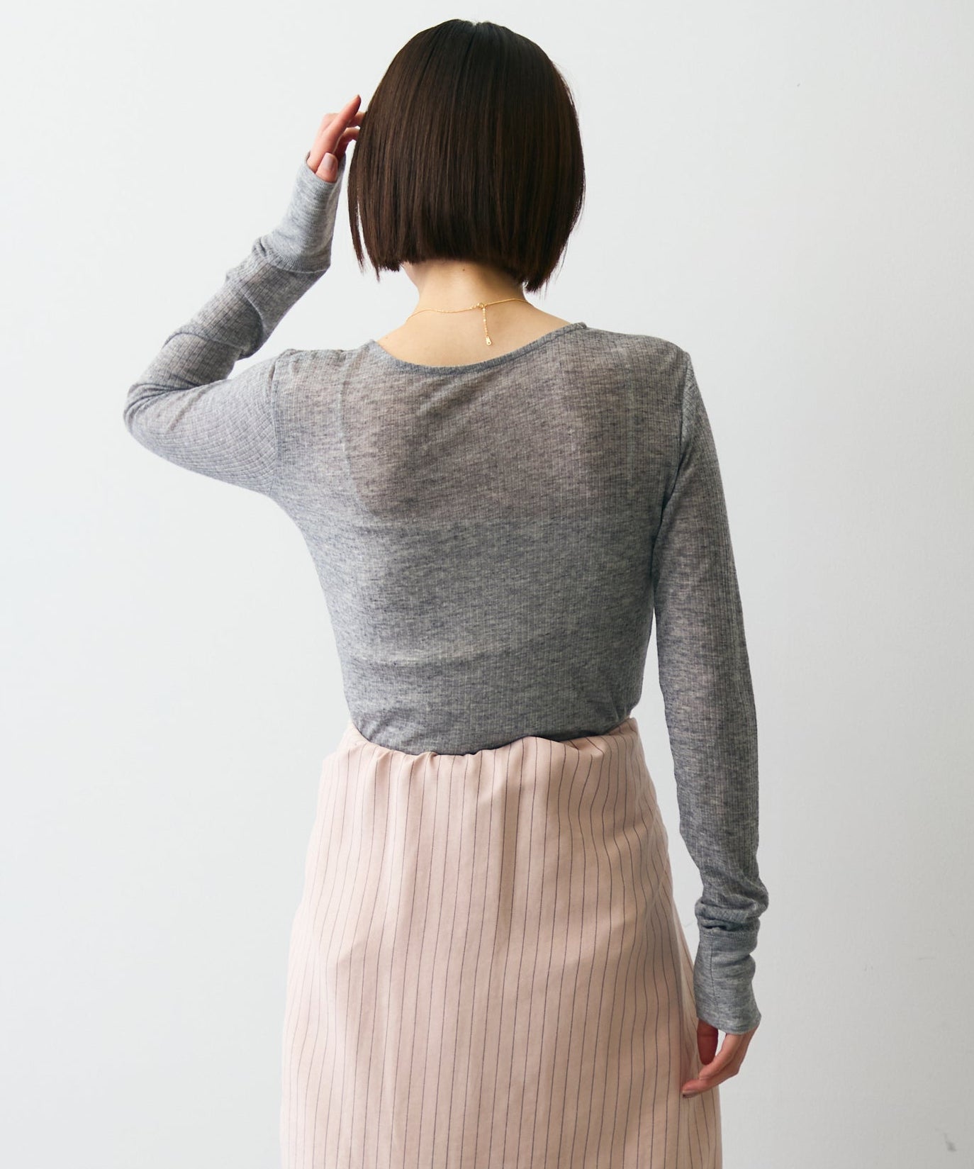 シアーテレコヘンリーネックプルオーバー