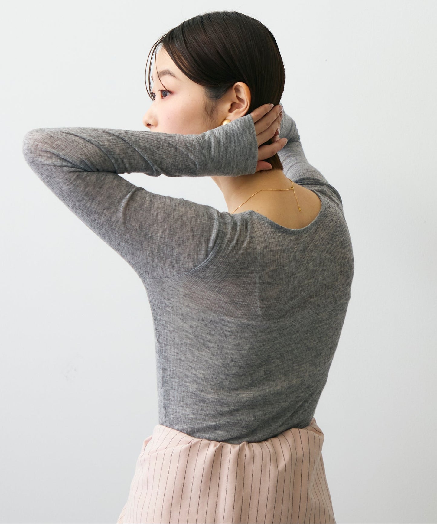 シアーテレコヘンリーネックプルオーバー