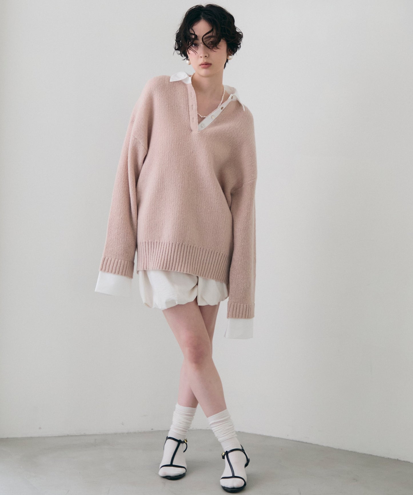 シャツドッキングプルオーバー