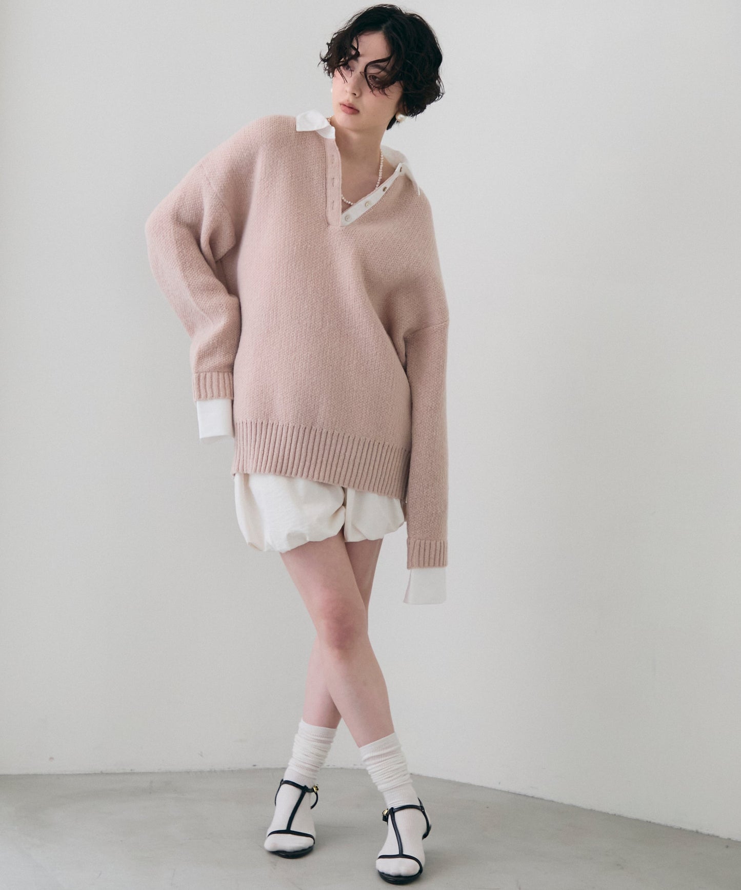 シャツドッキングプルオーバー